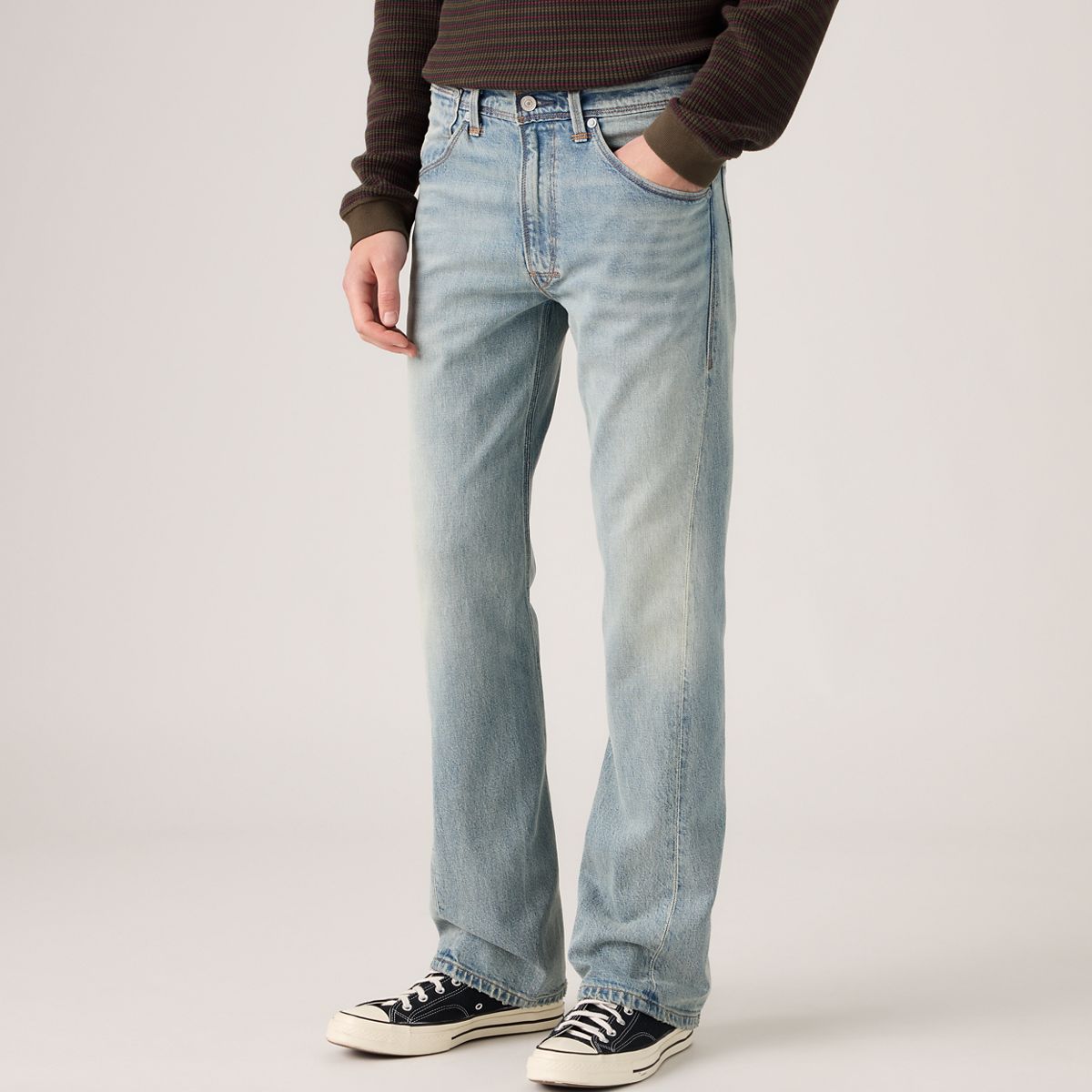 Twisted Slim Kick Flare Men's Jeans — With A Twist - Medium Wash