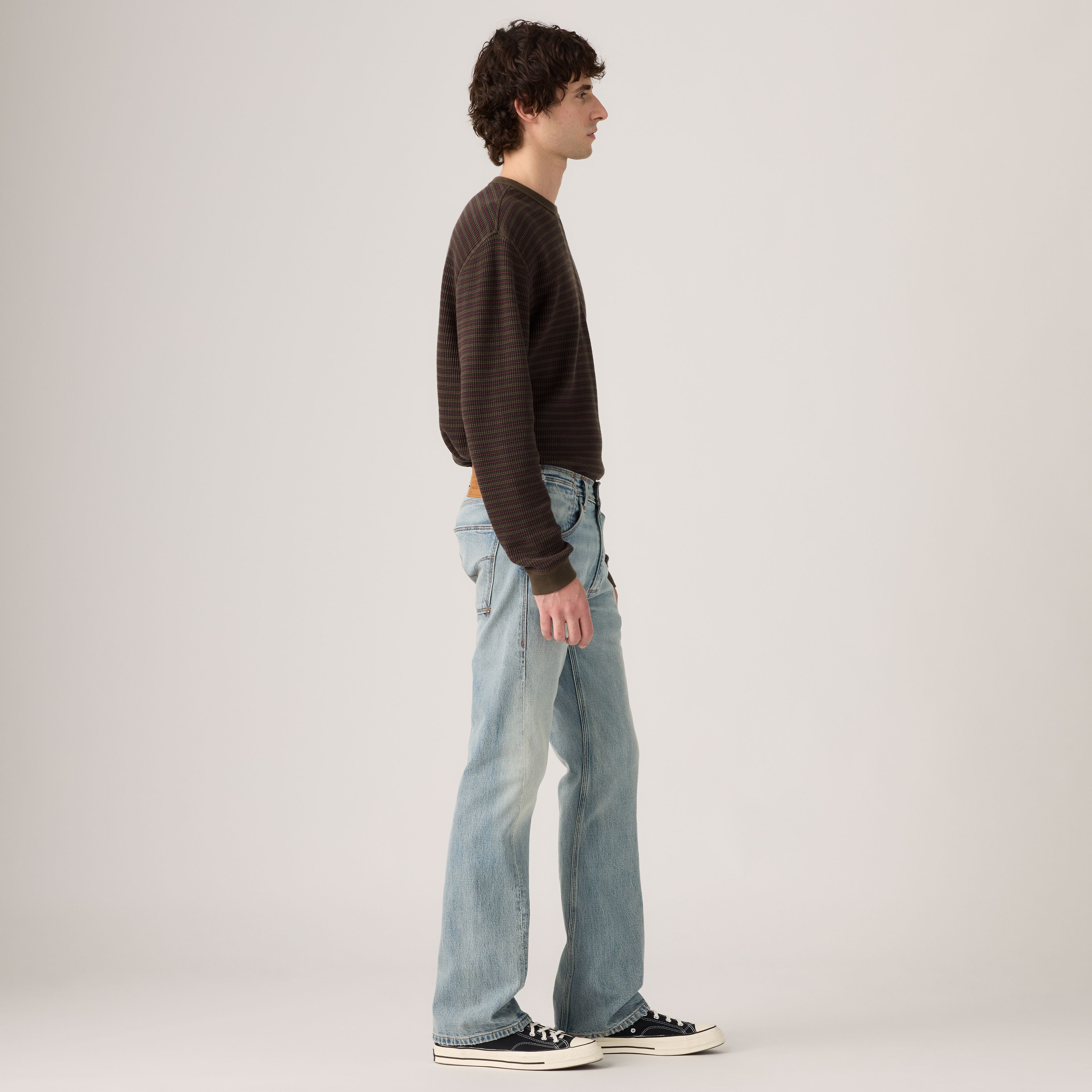 Twisted Slim Kick Flare Men's Jeans 5