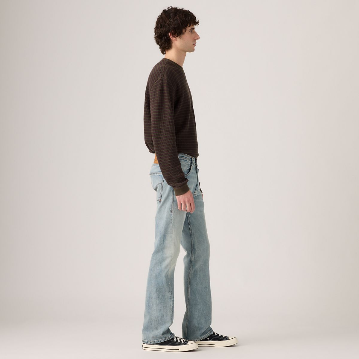 Twisted Slim Kick Flare Men's Jeans — With A Twist - Medium Wash