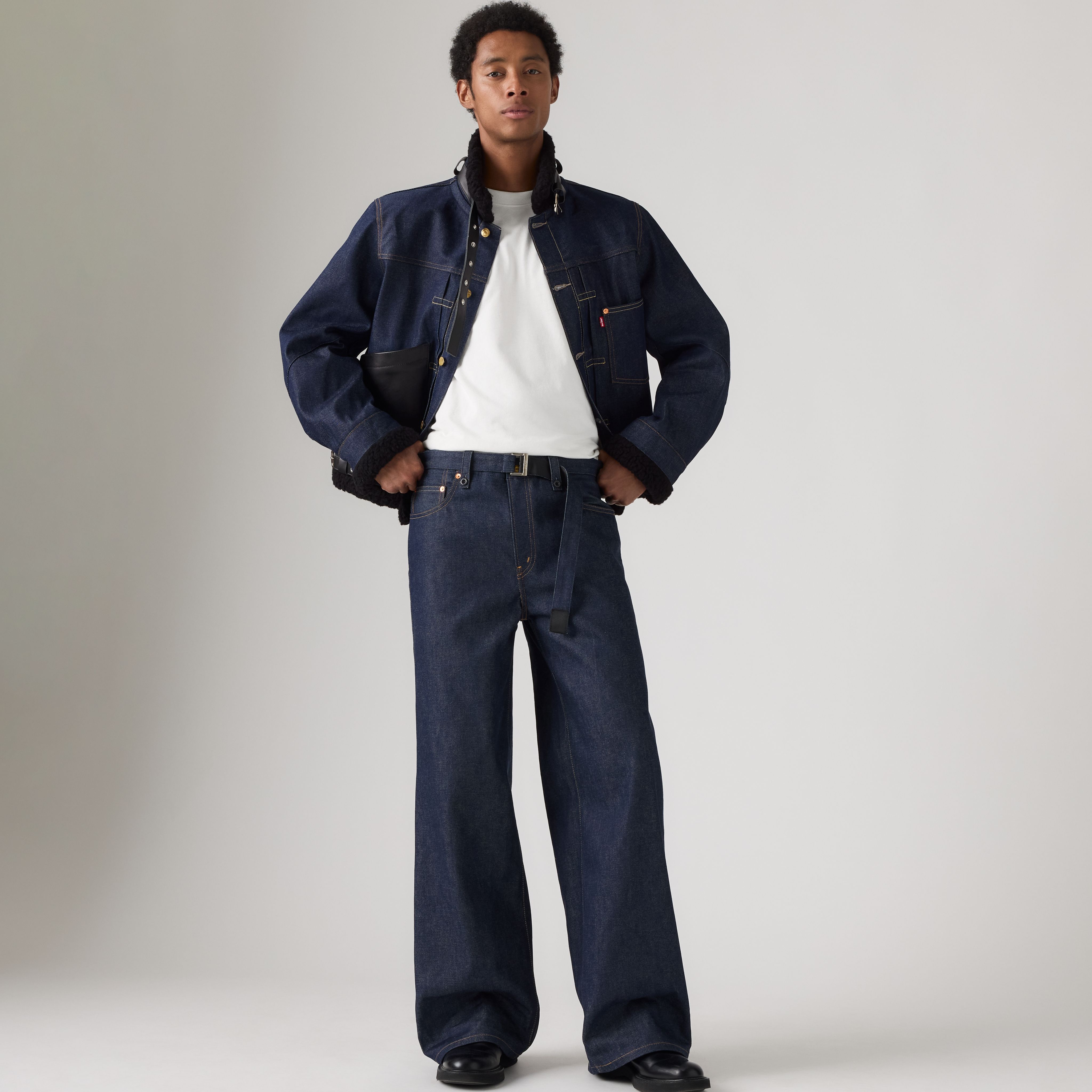 Levi’s® x sacai Weite Hose mit Gürtel 3