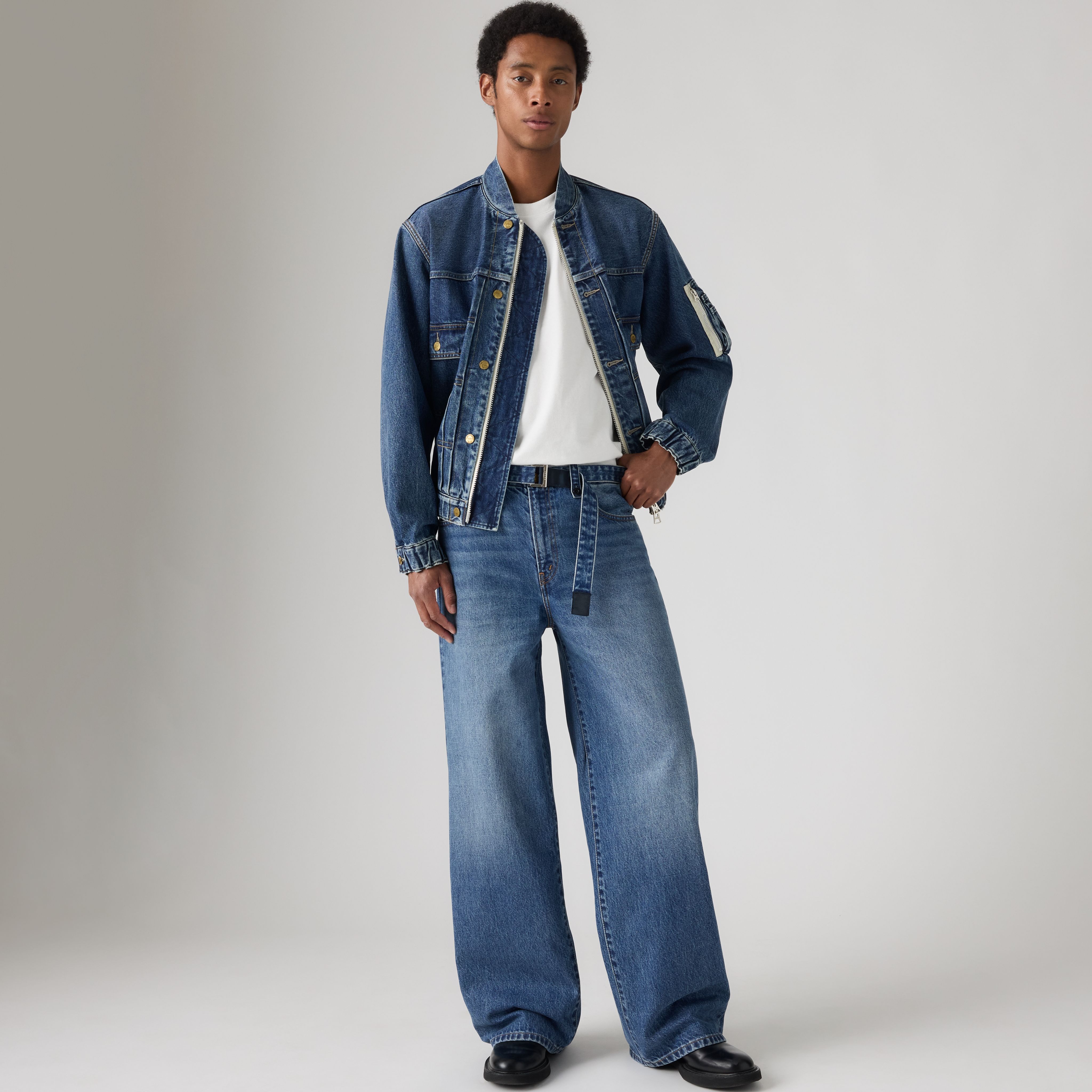 Levi’s® x sacai Weite Hose mit Gürtel 2
