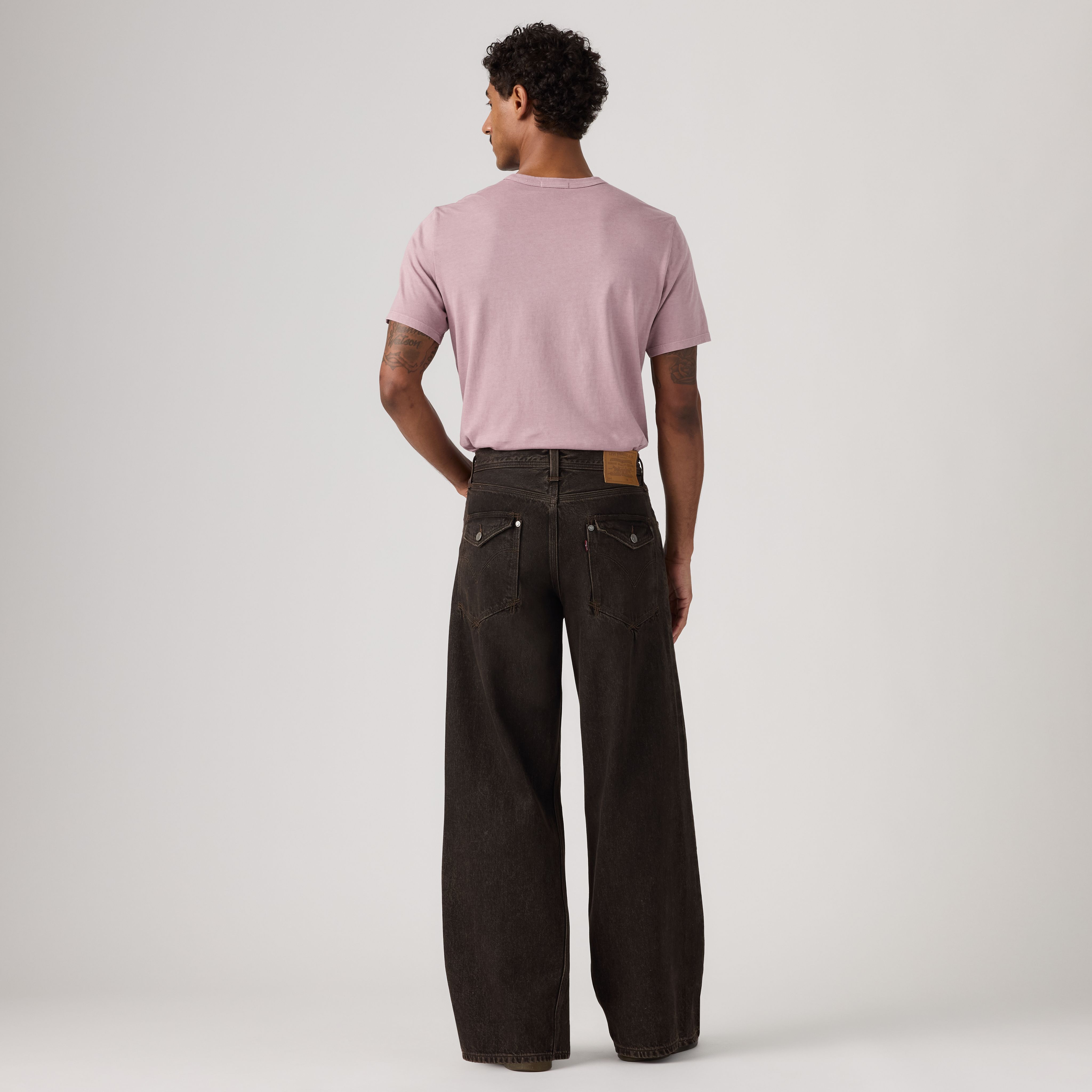 Twisted Baggy Wide Leg  Jeans 4