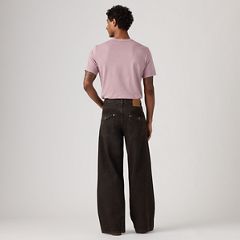 Twisted Baggy Wide-Leg Men's Jeans — Midnight Twist - Black 4