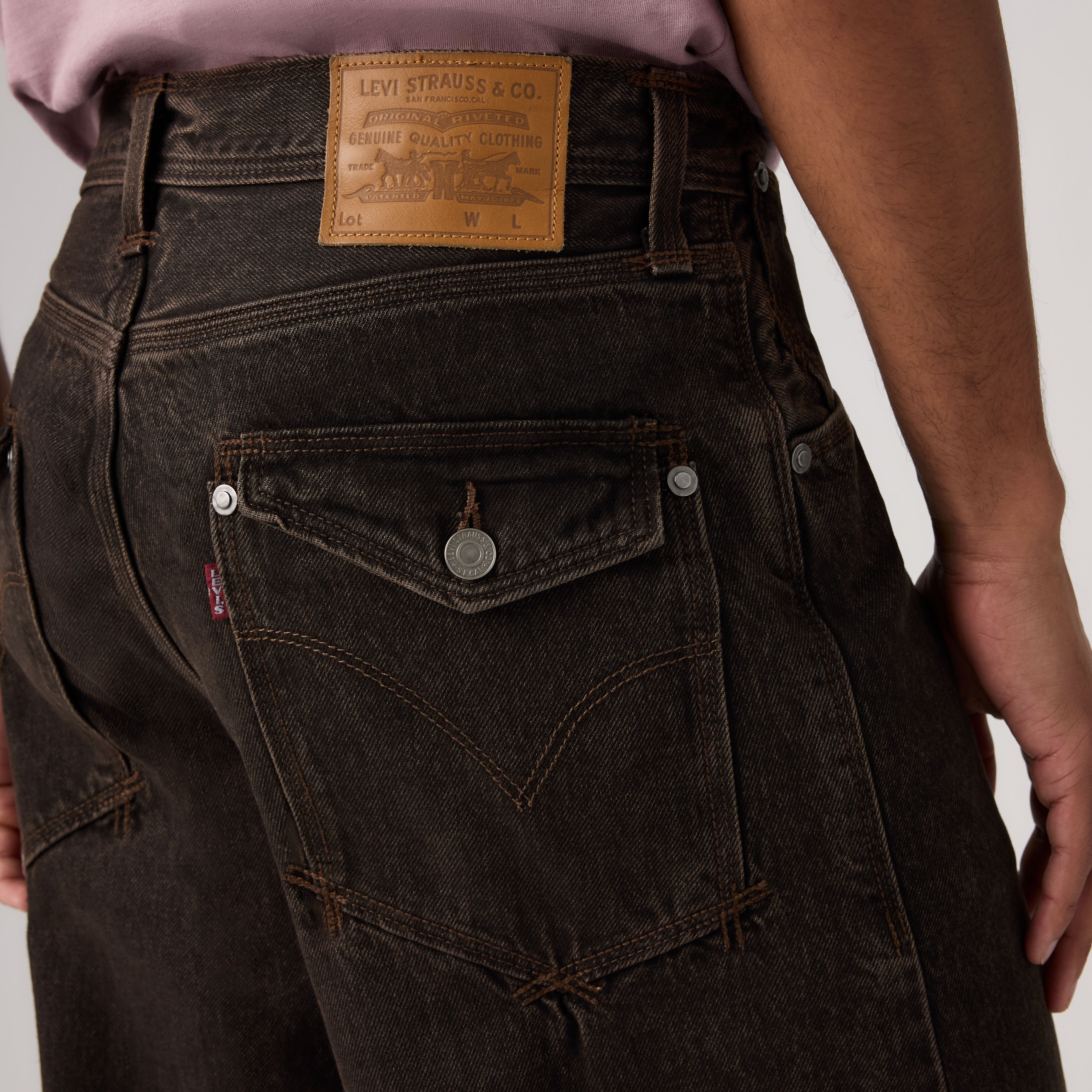 Twisted Baggy Wide Leg  Jeans 3
