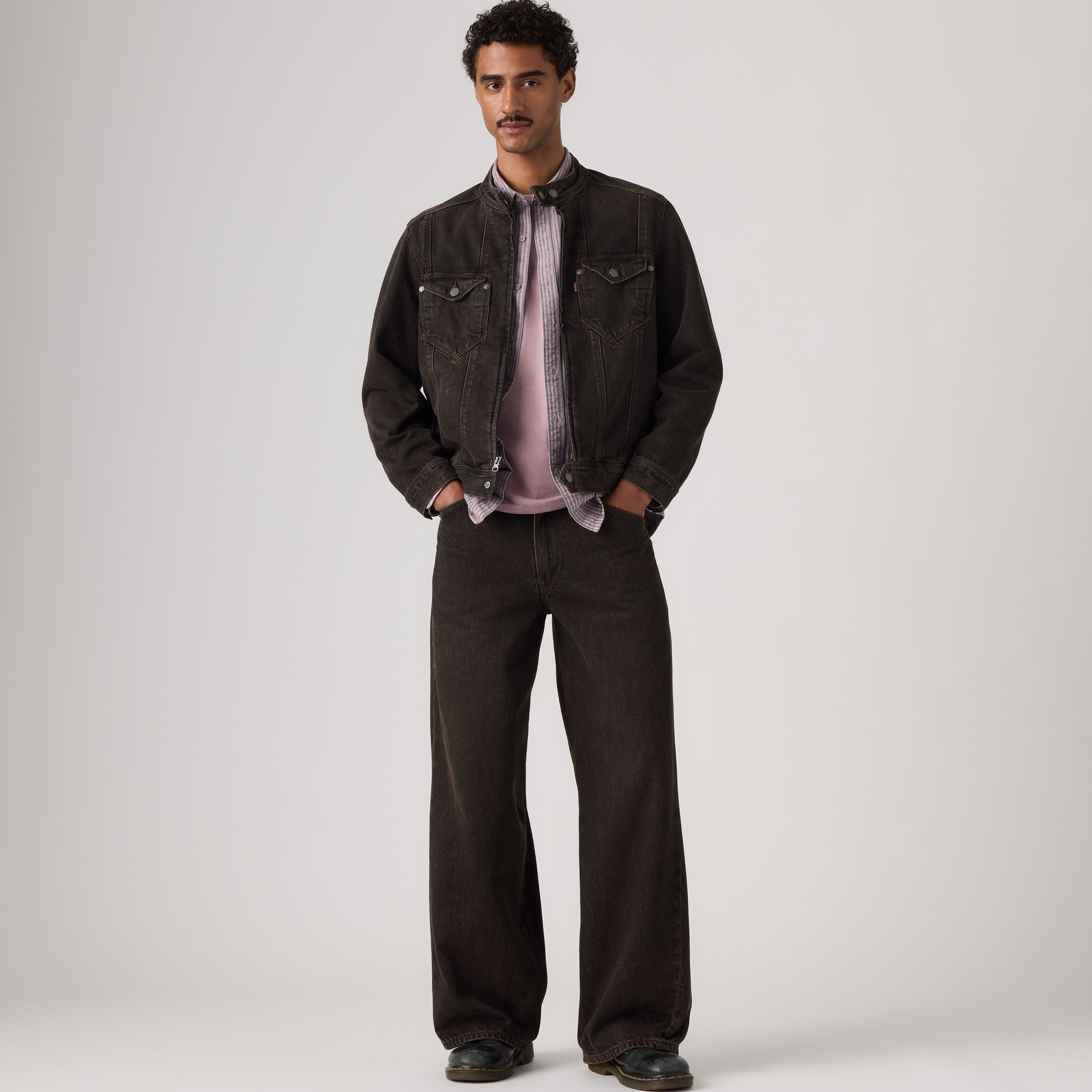 Twisted Baggy Wide Leg  Jeans 1