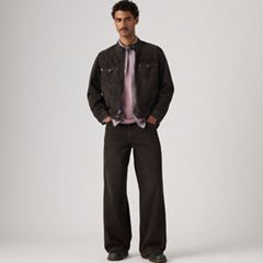 Twisted Baggy Wide-Leg Men's Jeans — Midnight Twist - Black 1