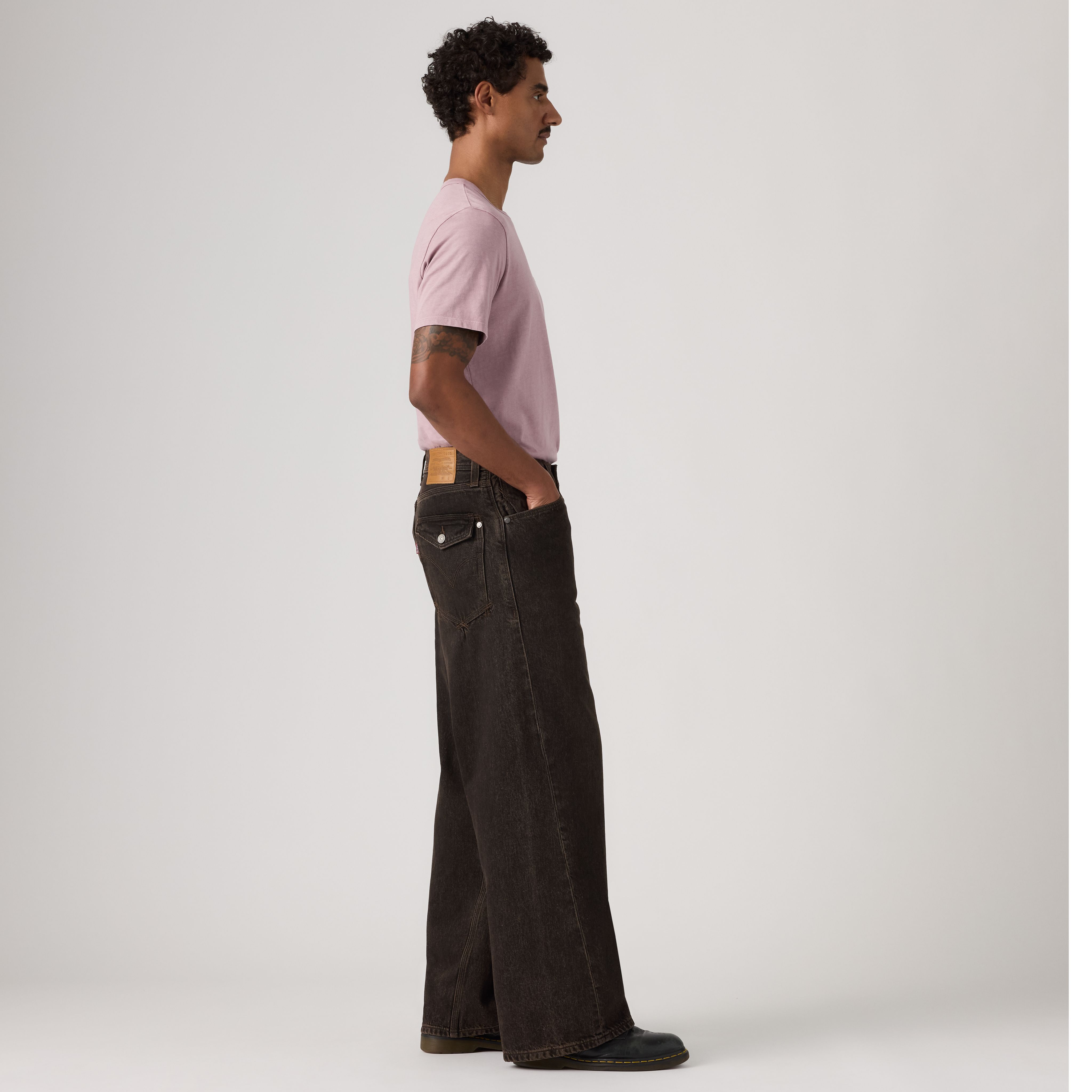 Twisted Baggy Wide Leg  Jeans 5