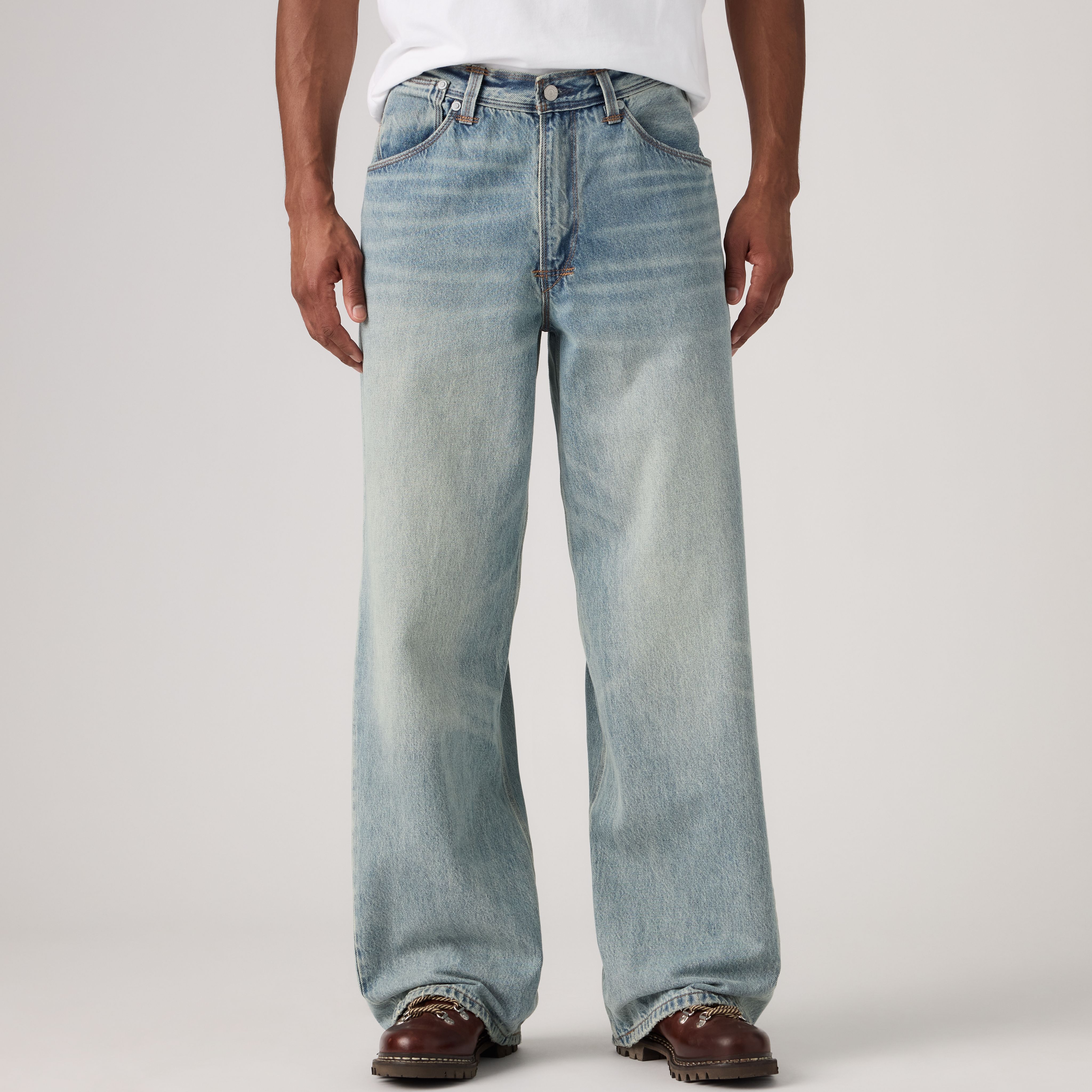 Twisted Baggy Wide Leg  Jeans 2