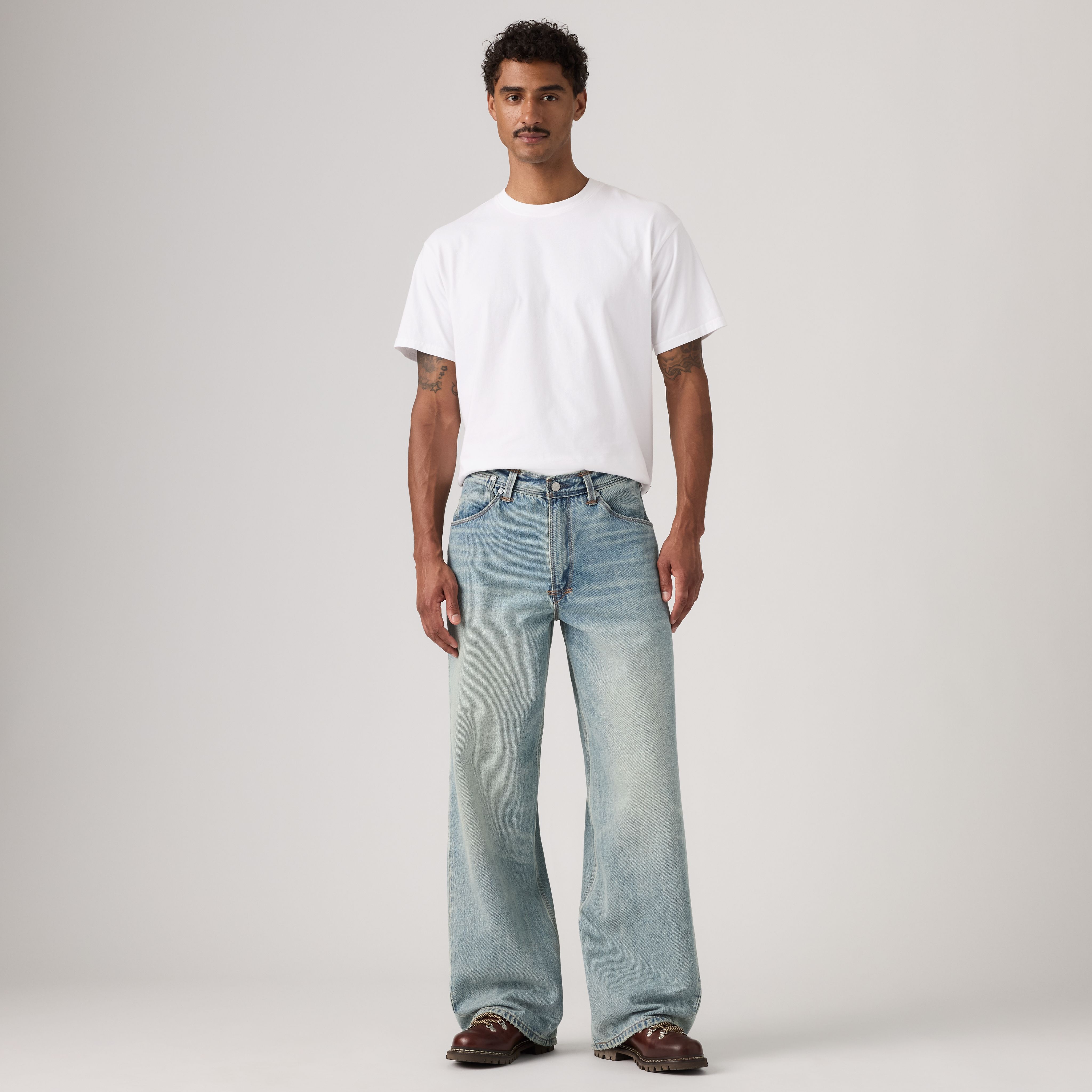 Twisted Baggy Wide Leg  Jeans 5