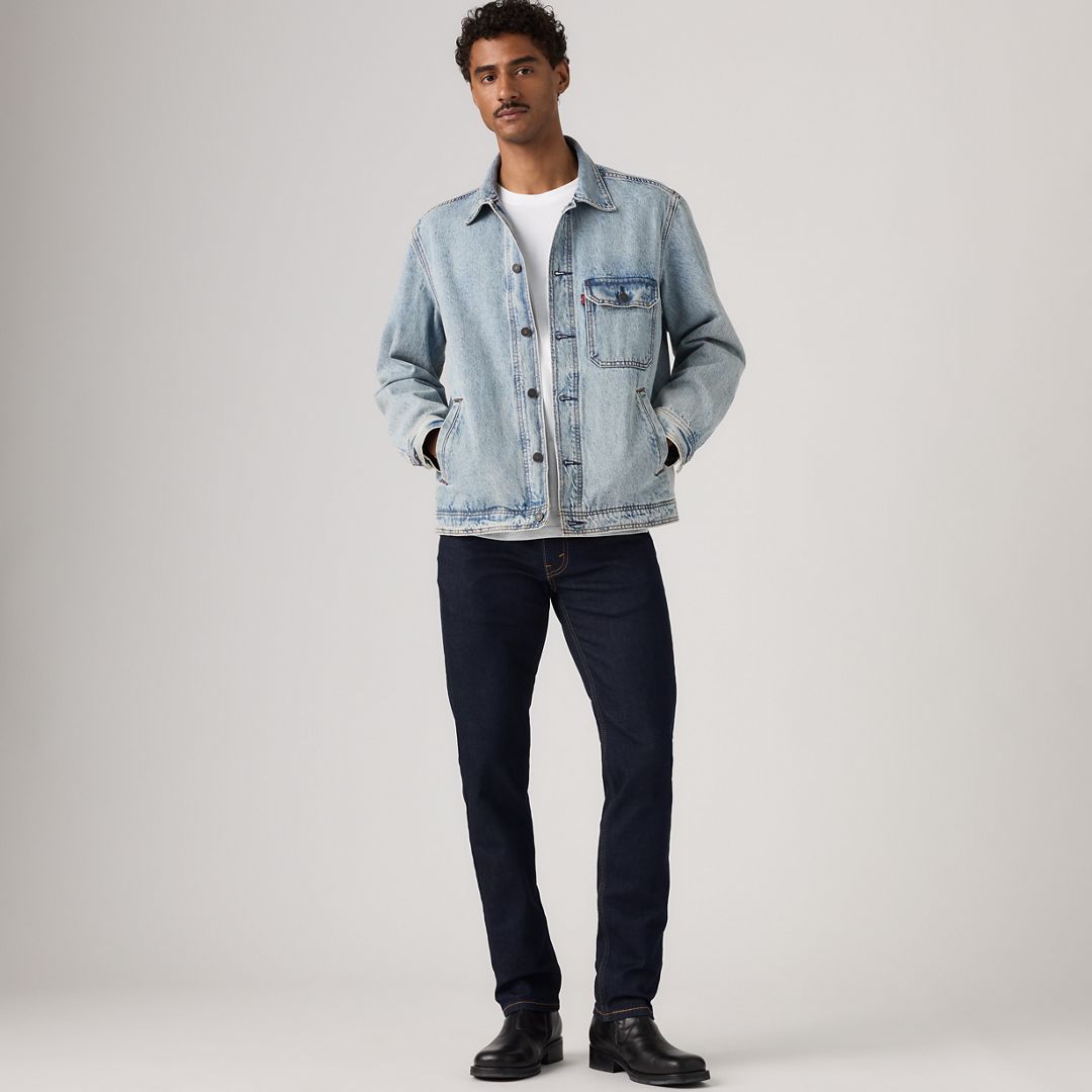 Levi's Mens 511 Stretch Fabric Straight Leg Slim Fit Jean, 38 32, Blue