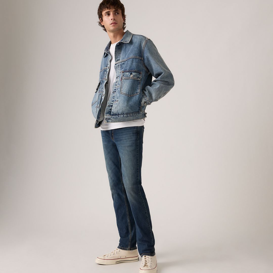 Levi's Men's 511 Cool Slim-Fit Zip Fly Jeans - Riverbank