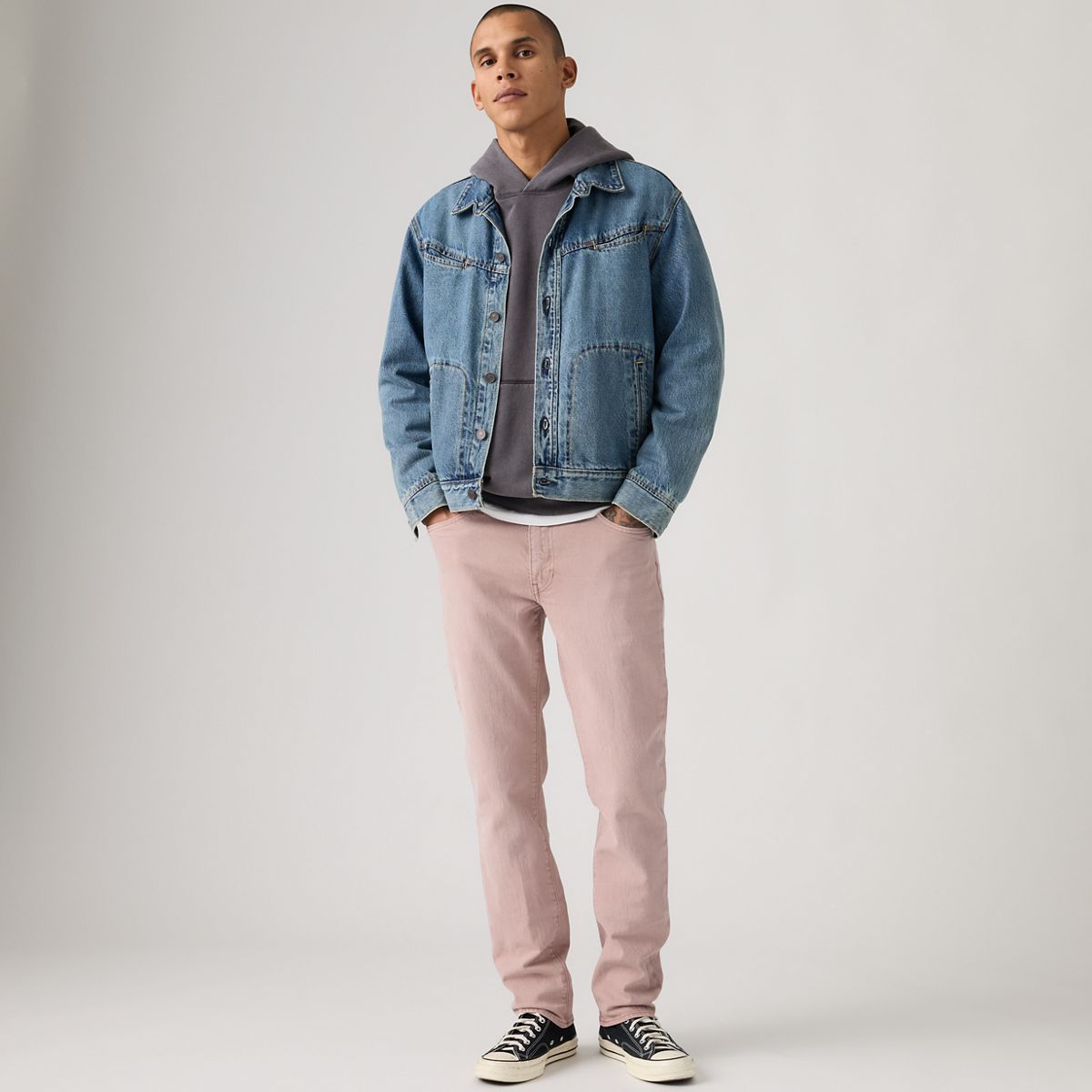 511™ Slim Jeans — Fawn Garment Dye - Pink