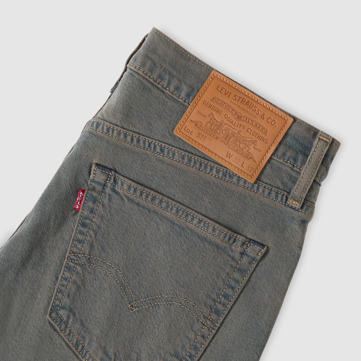 511™ Slim Jeans — Somewhere Else Overdye - Grey