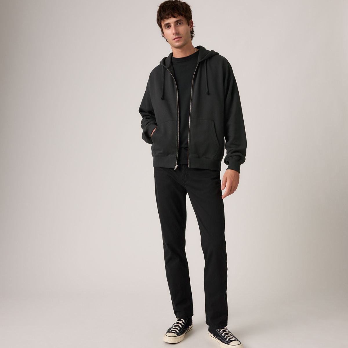 511™ Slim Men's Jeans — Meteorite Twill - Black