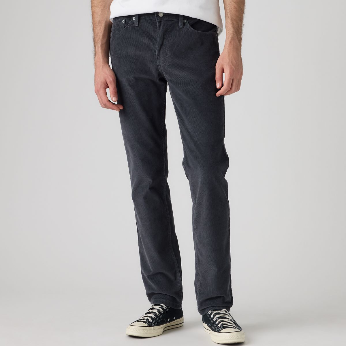 511™ Slim Corduroy Men's Jeans — Ebony - Black