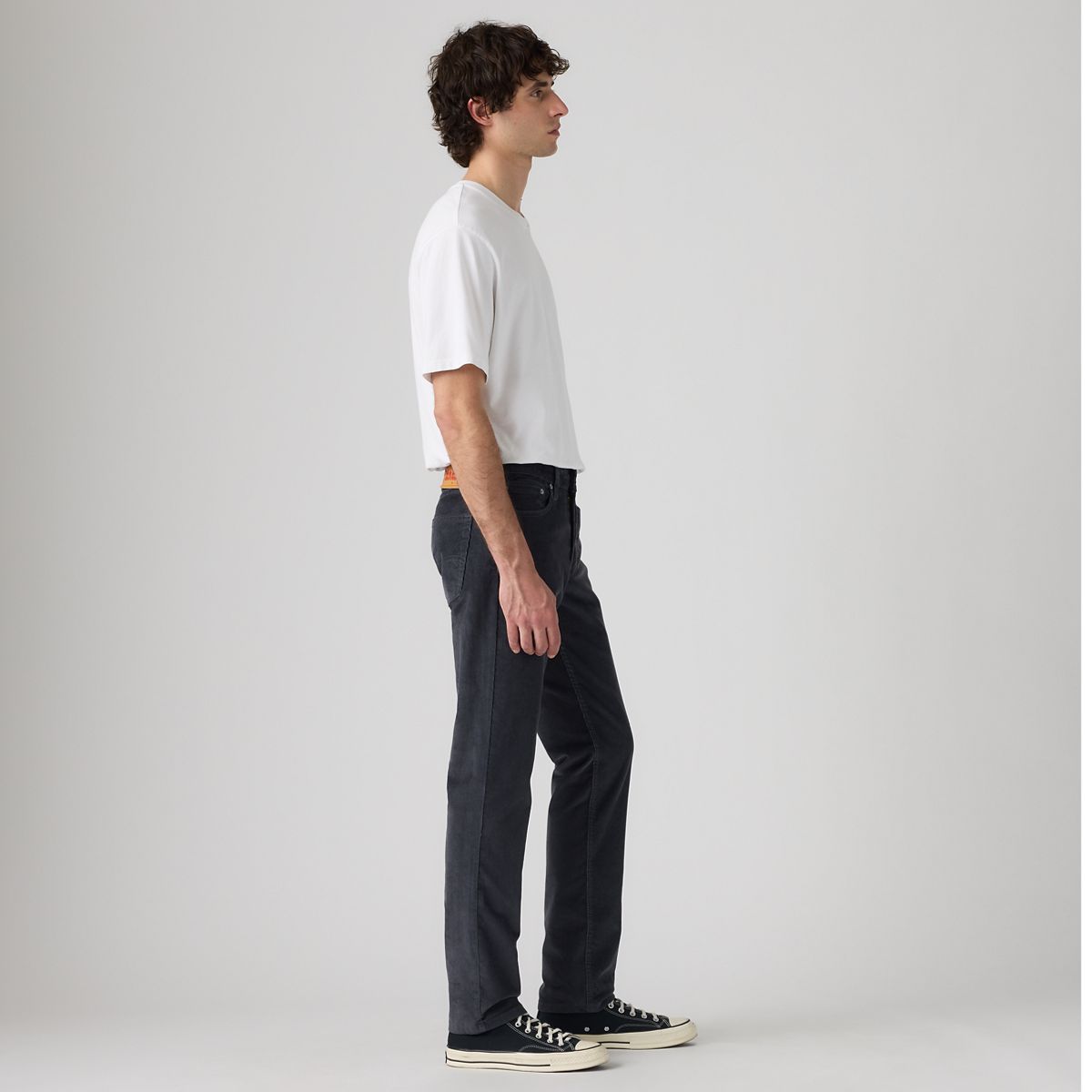 511™ Slim Corduroy Men's Jeans — Ebony - Black