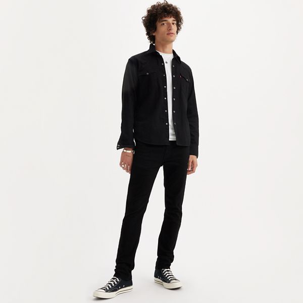510™ Skinny Men's Jeans — Native Cali - Black