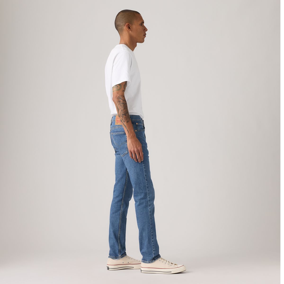 510™ Skinny Men's Jeans — Frozen In Time - Medium Wash - Stretch