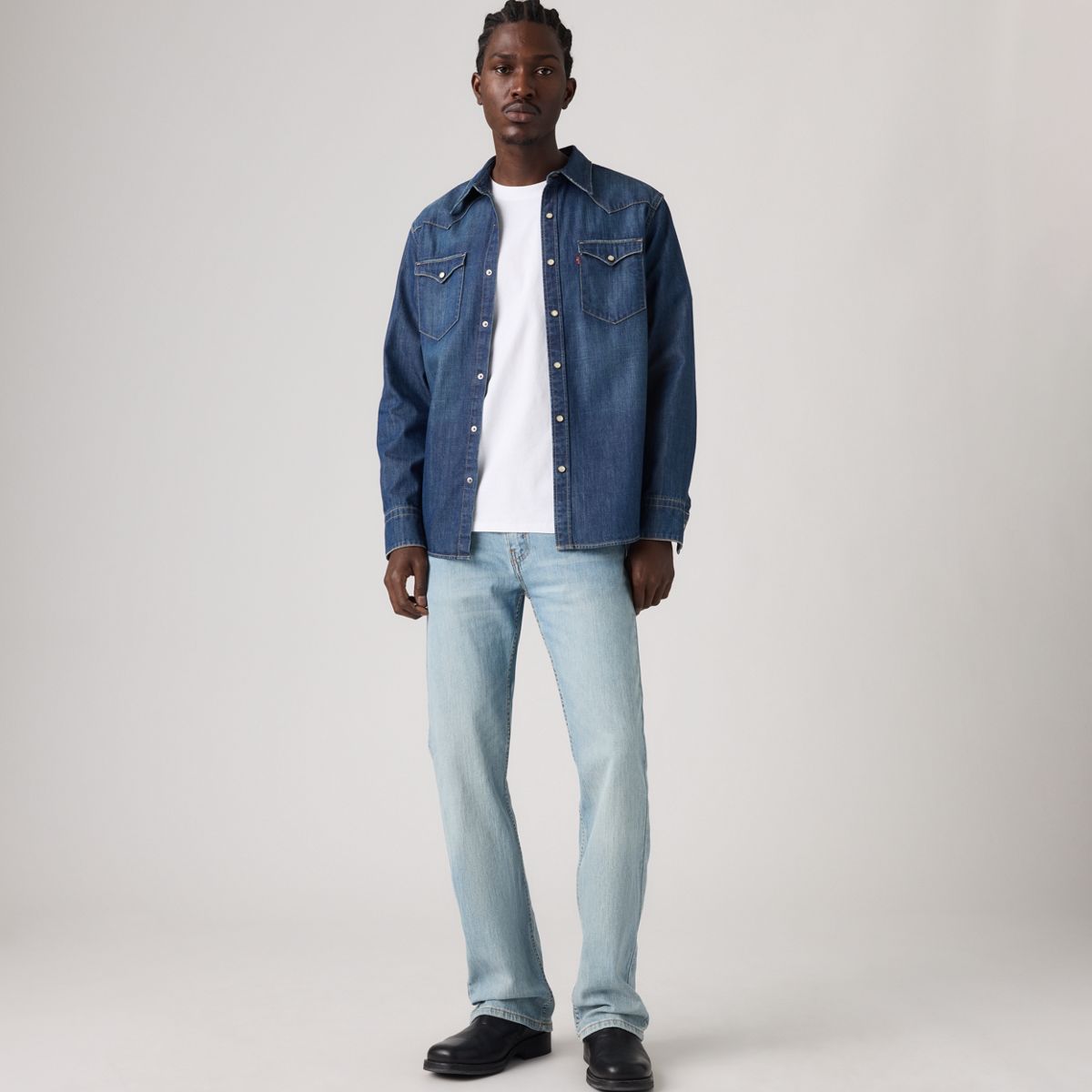527™ Slim Bootcut Jeans — Here We Stop - Medium Wash