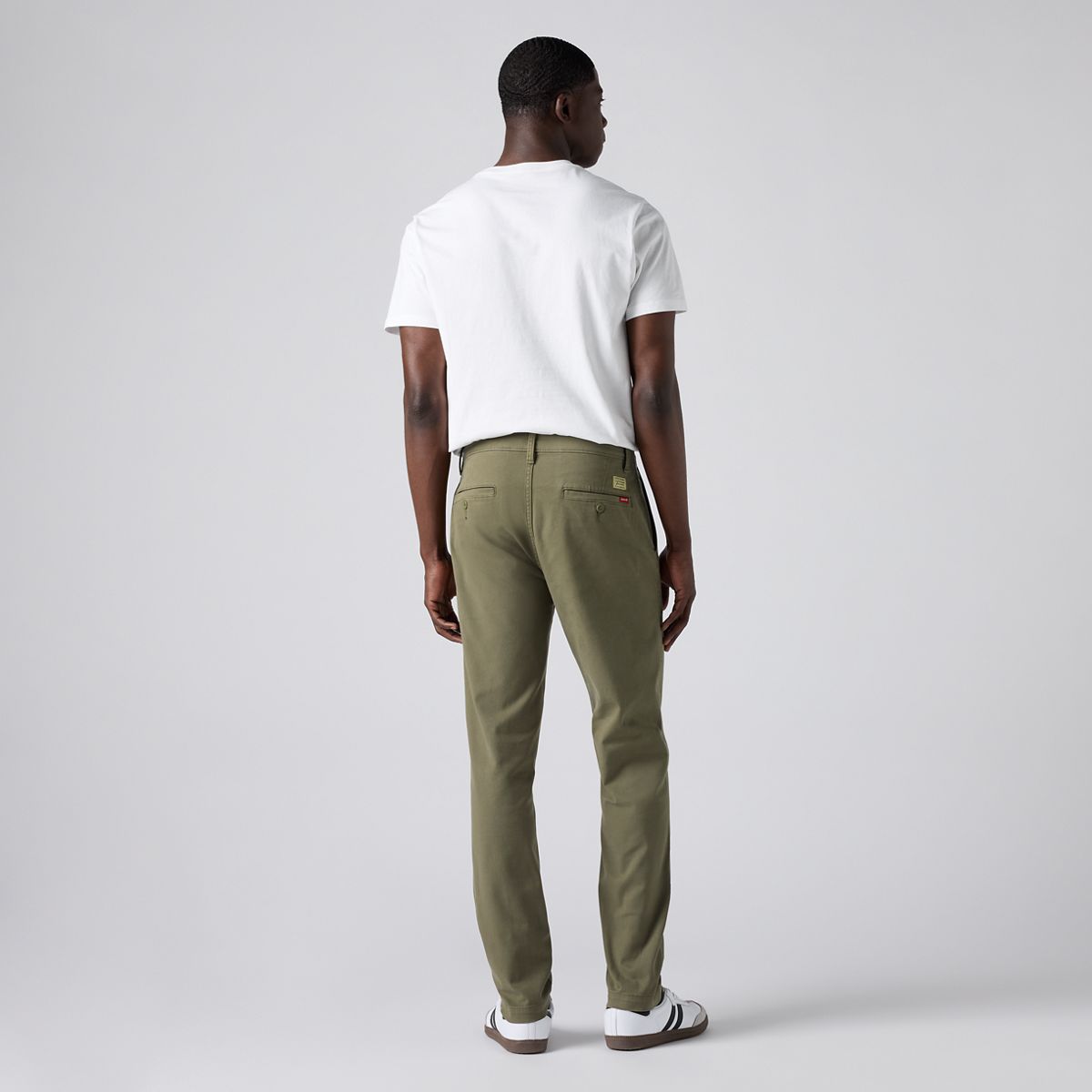 XX Chino Standard Taper Garment Dye Men's Pants — Bunker Olive - Green