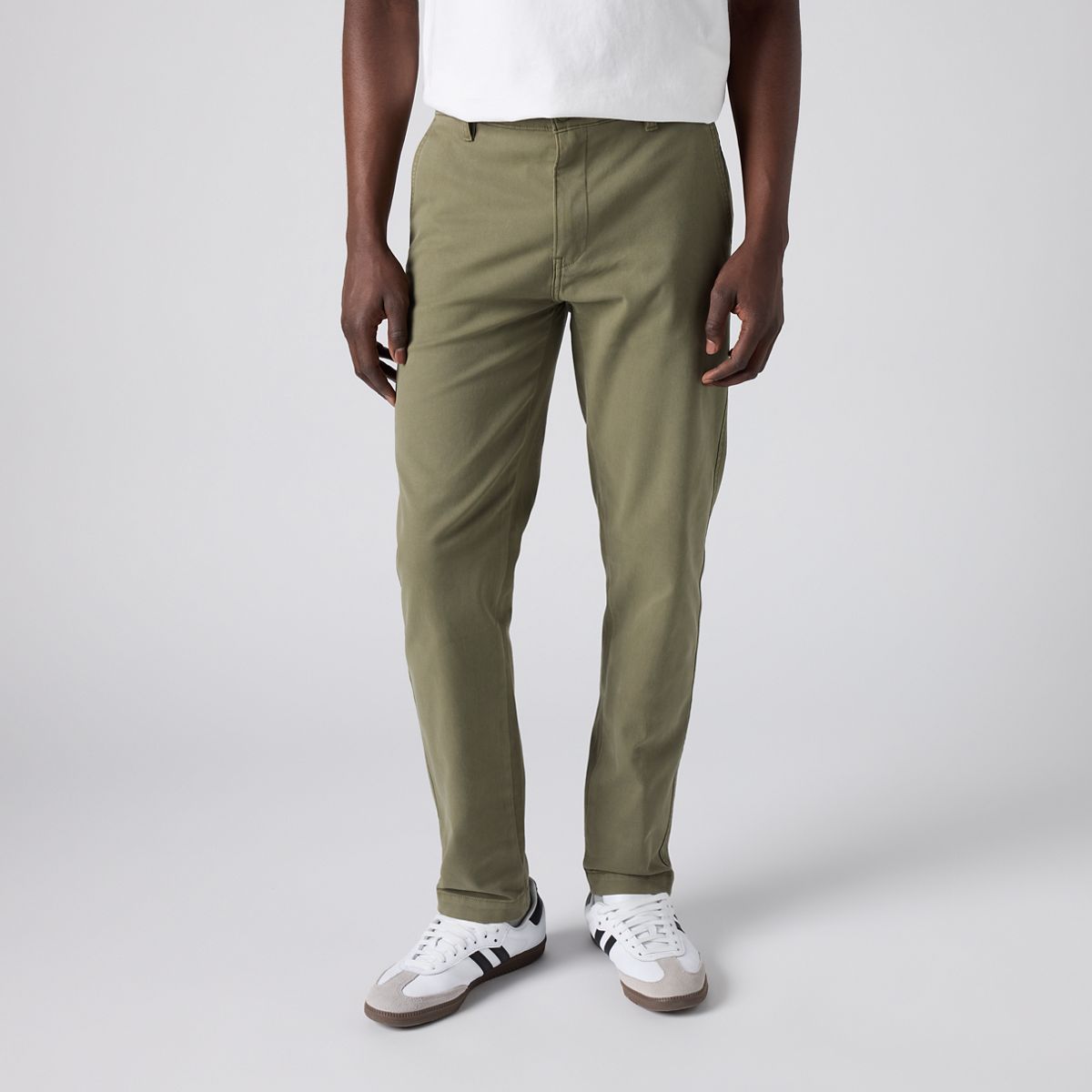 XX Chino Standard Taper Garment Dye Men's Pants — Bunker Olive - Green