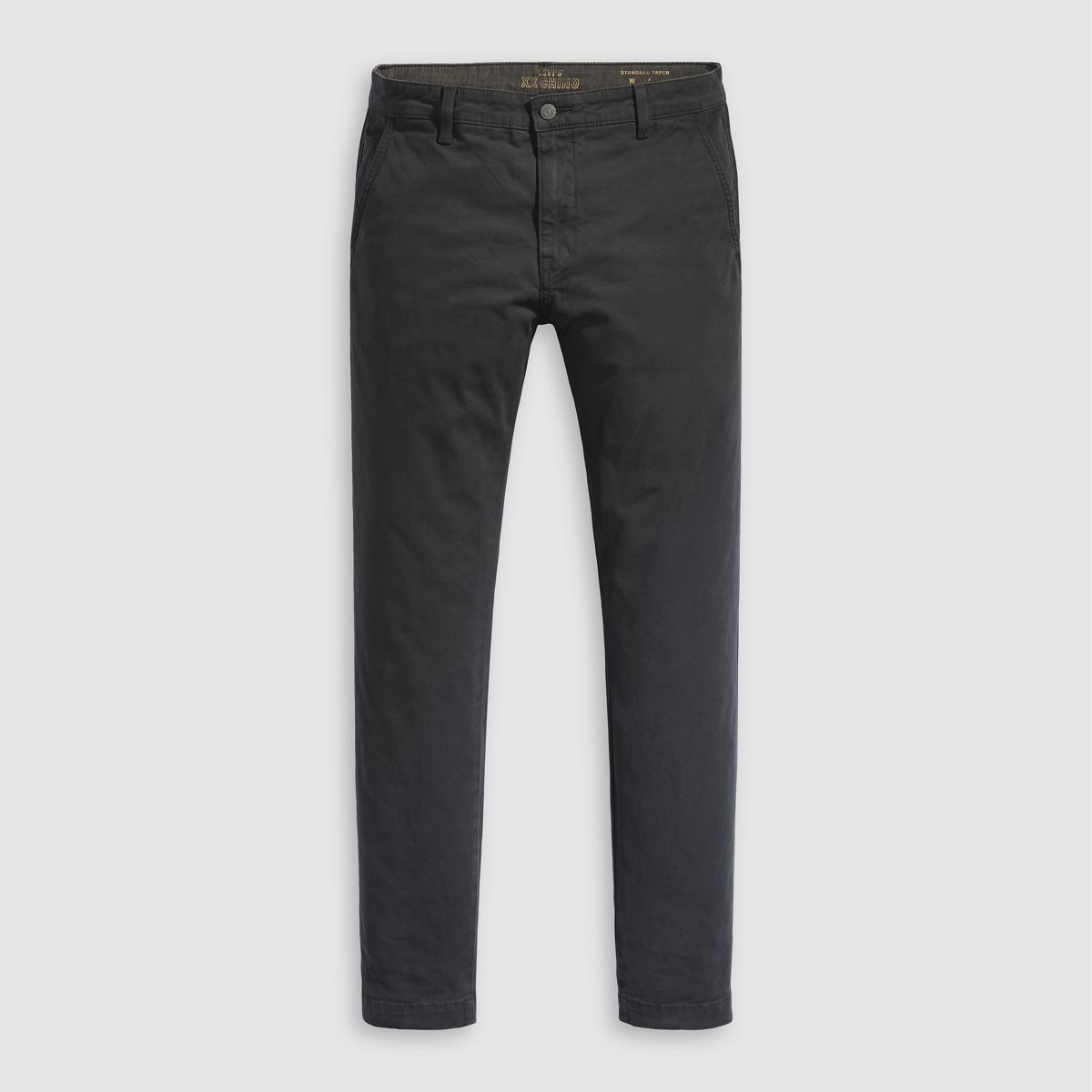 XX Chino Standard Taper Garment Dye Men's Pants — Mineral Black - Black