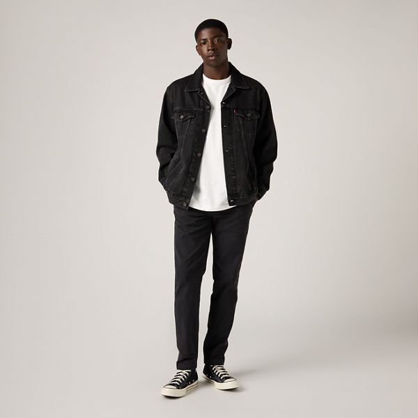XX Chino Standard Taper Garment Dye Men's Pants — Mineral Black - Black