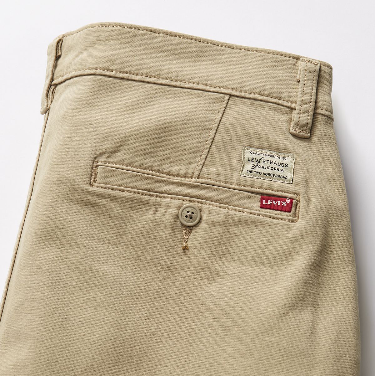 XX Chino Standard Taper Garment Dye Men's Pants — True Chino - Brown