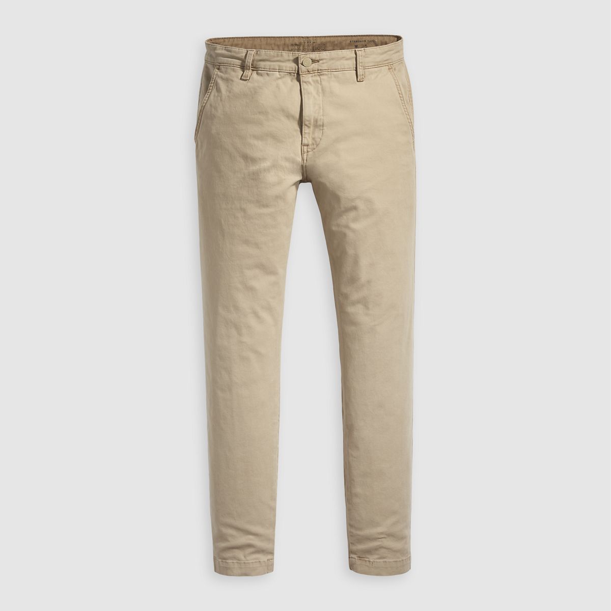 XX Chino Standard Taper Garment Dye Men's Pants — True Chino - Brown