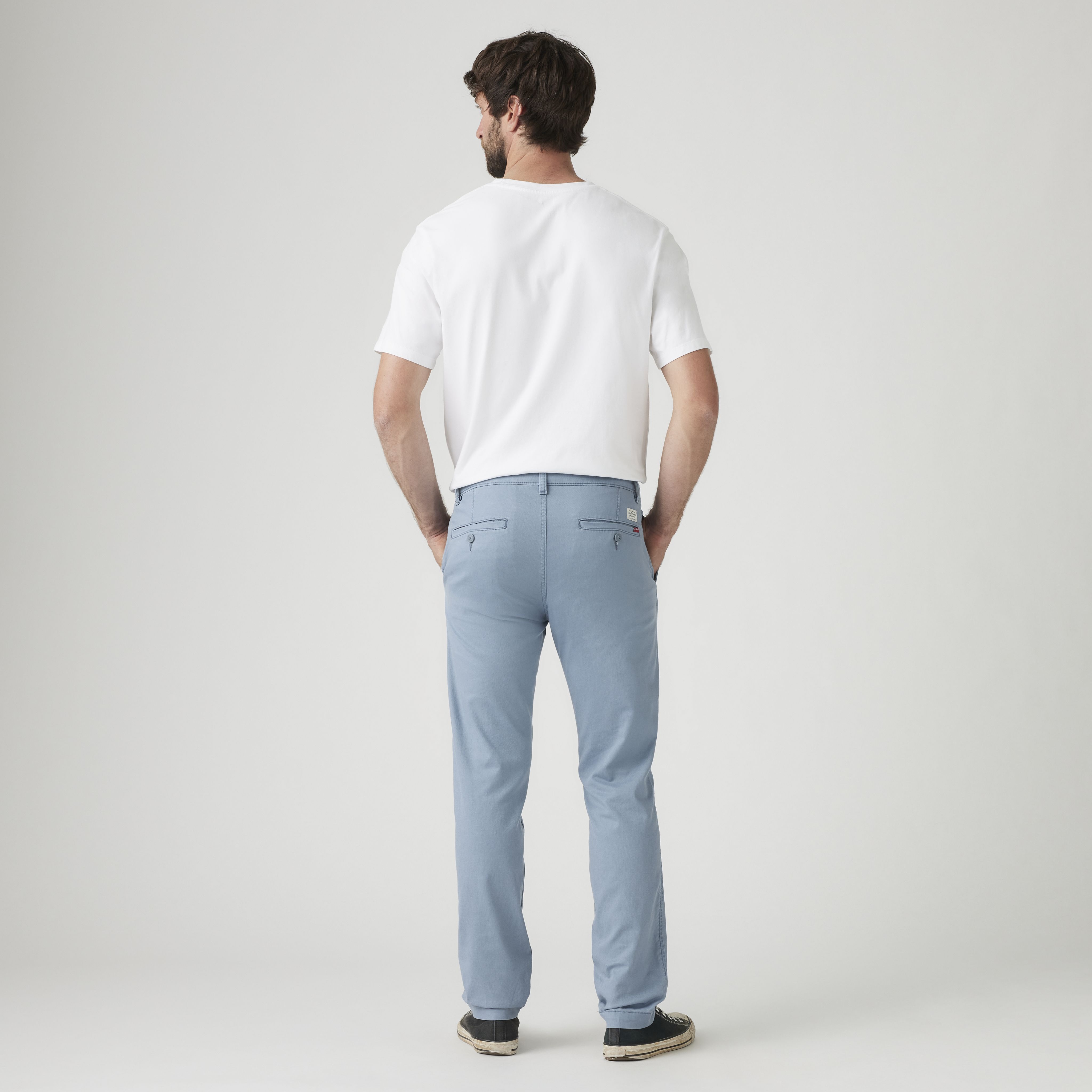 XX Chino Standard Taper Cotton Linen Trousers 3