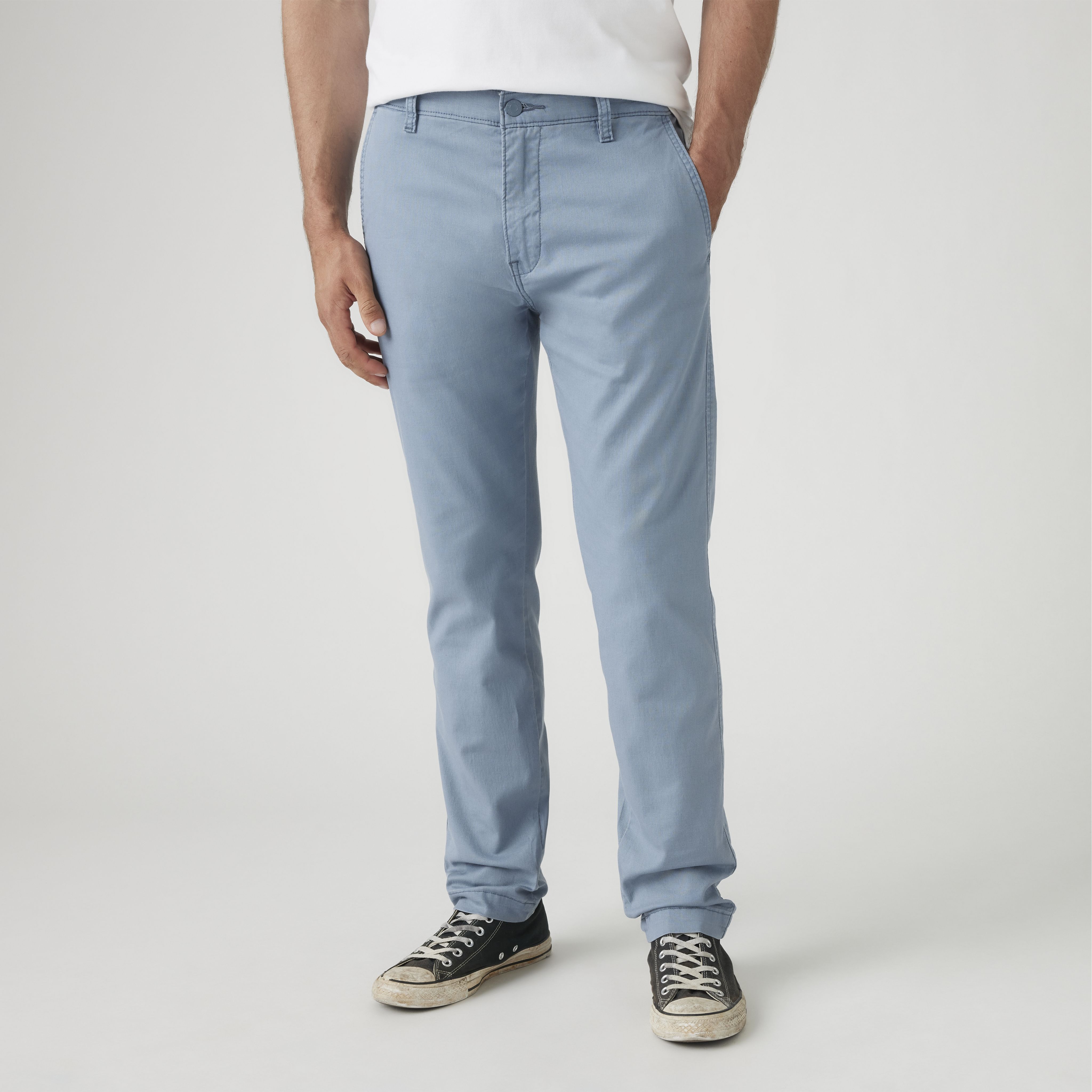 XX Chino Standard Taper Cotton Linen Trousers 2