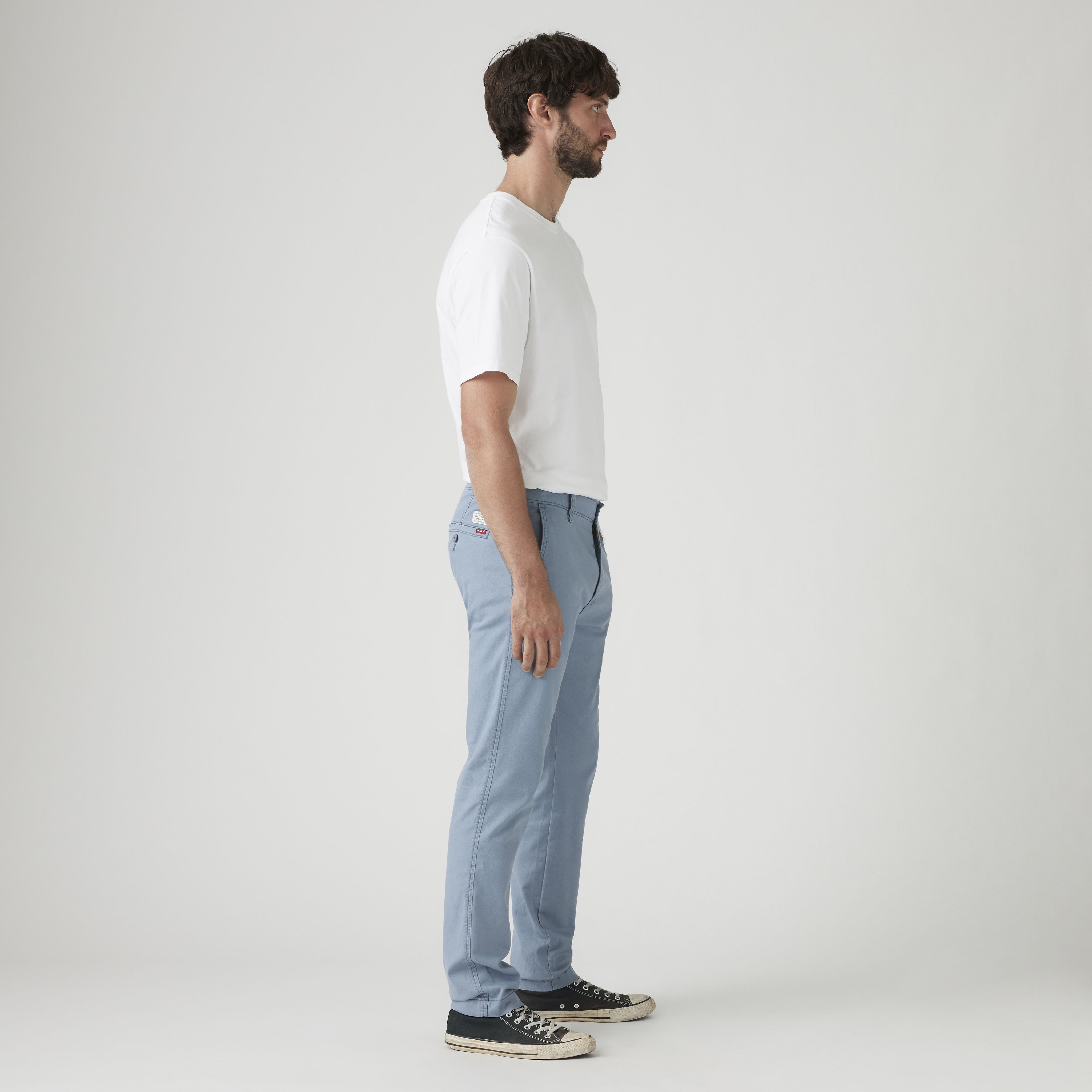 XX Chino Standard Taper Cotton Linen Trousers 4