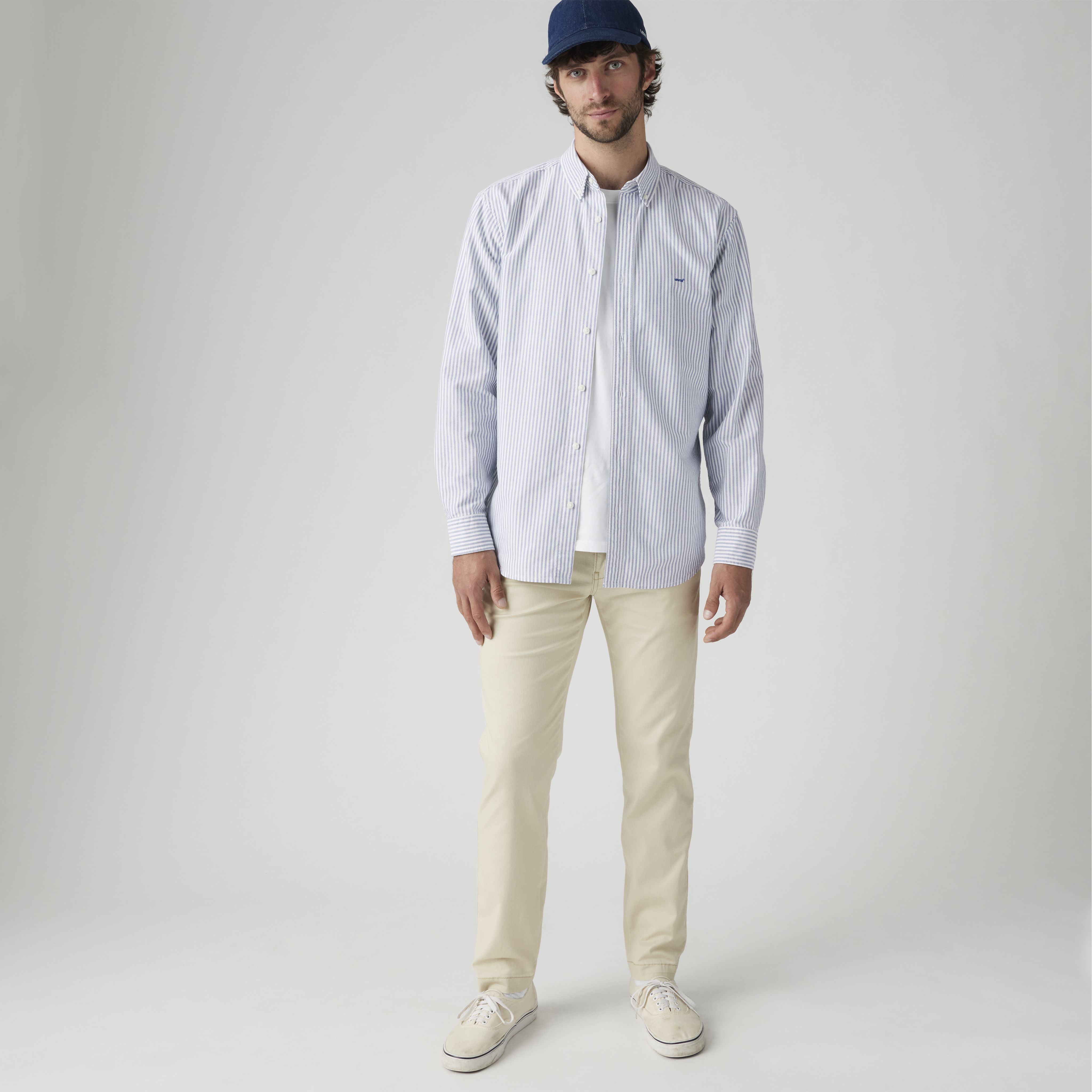 XX Chino Standard Taper Fit Cotton Linen Men's Pants 1