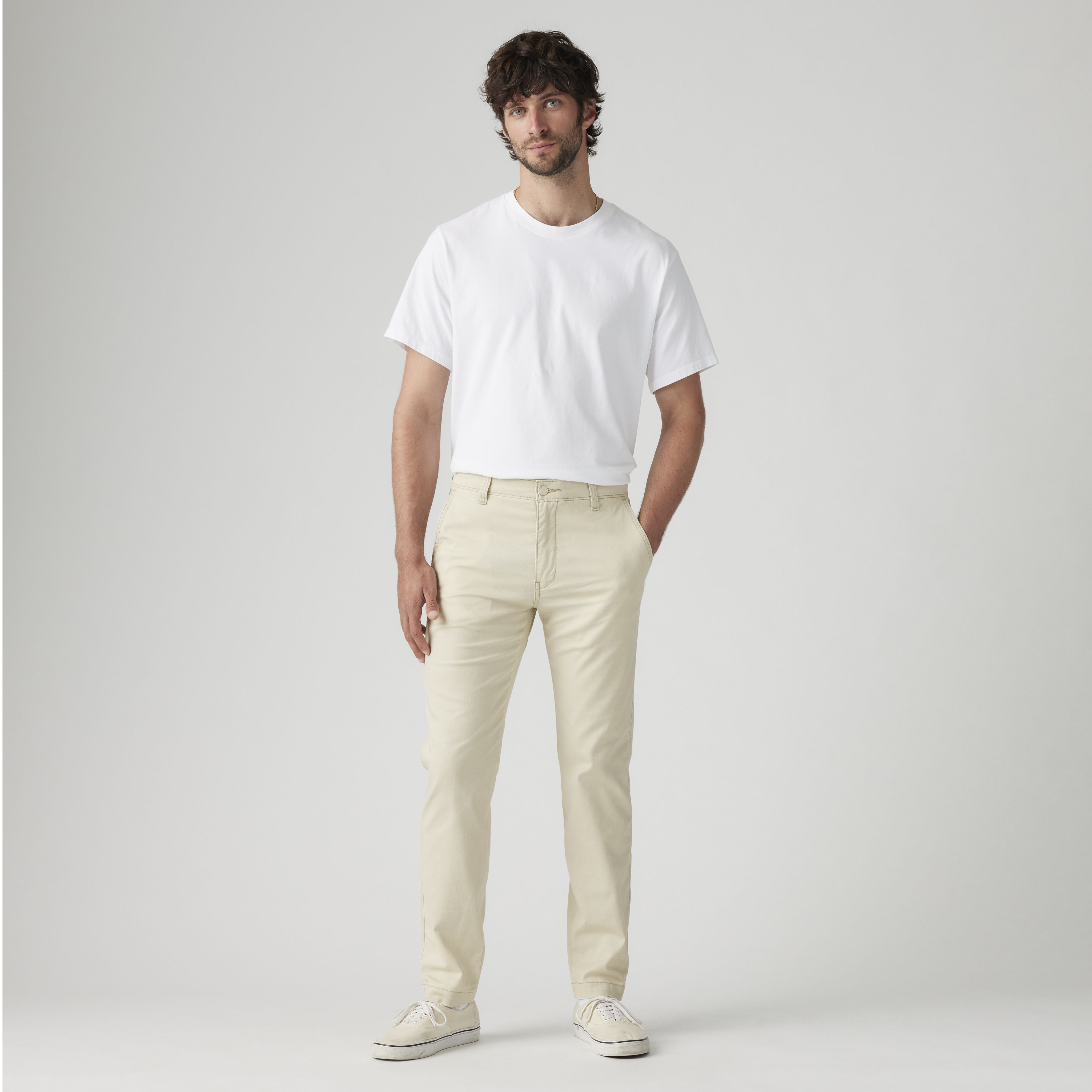 XX Chino Standard Taper Fit Cotton Linen Men's Pants 9