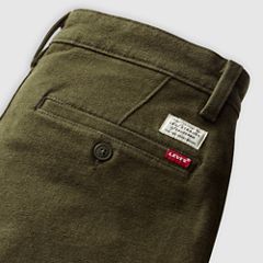 XX Chino Standard Taper Garment Dye Men's Pants — Rosin - Green 7