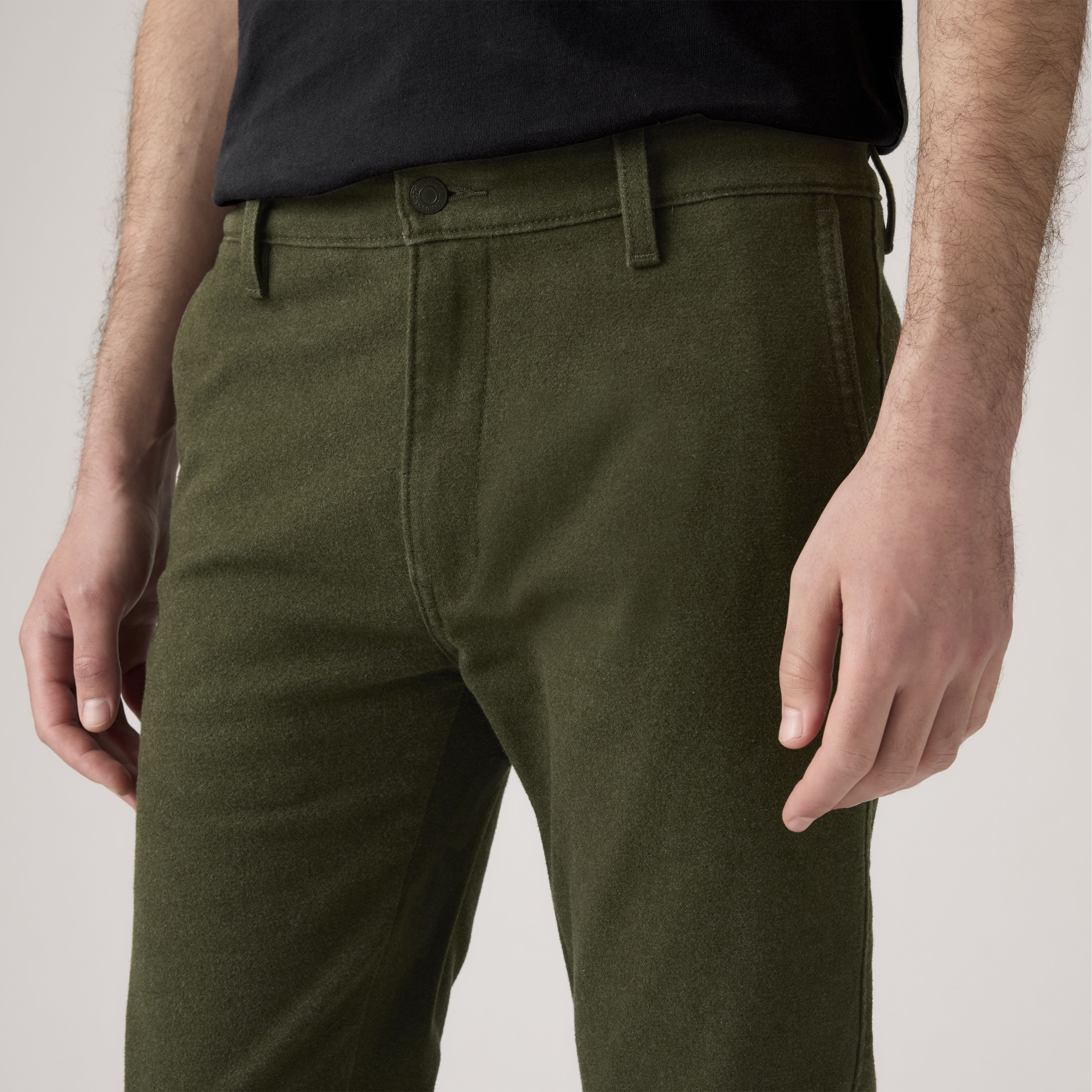 XX Chino Standard Taper Fit Brushed Wool-like Twill Men's Pants 2