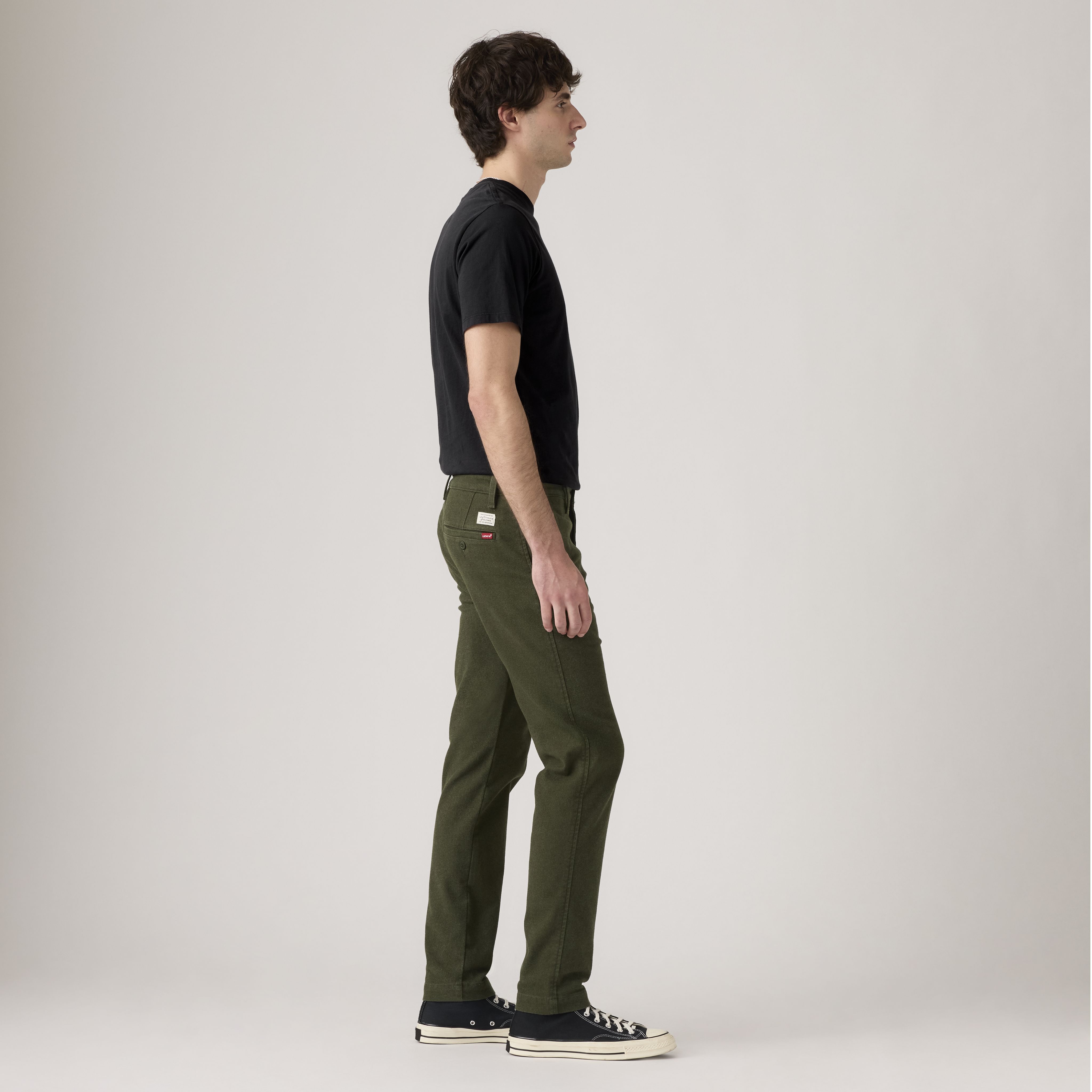 XX Chino Standard Taper Fit Brushed Wool-like Twill Men's Pants 4