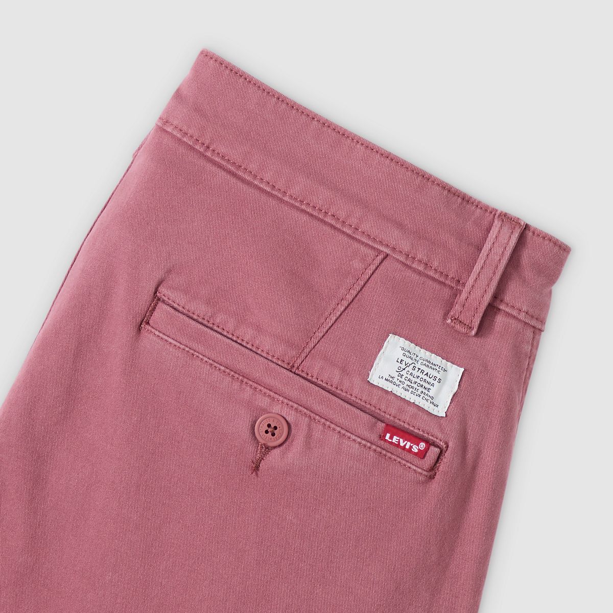 XX Chino Standard Taper Garment Dye Men's Pants — Roan Rouge Shady - Red