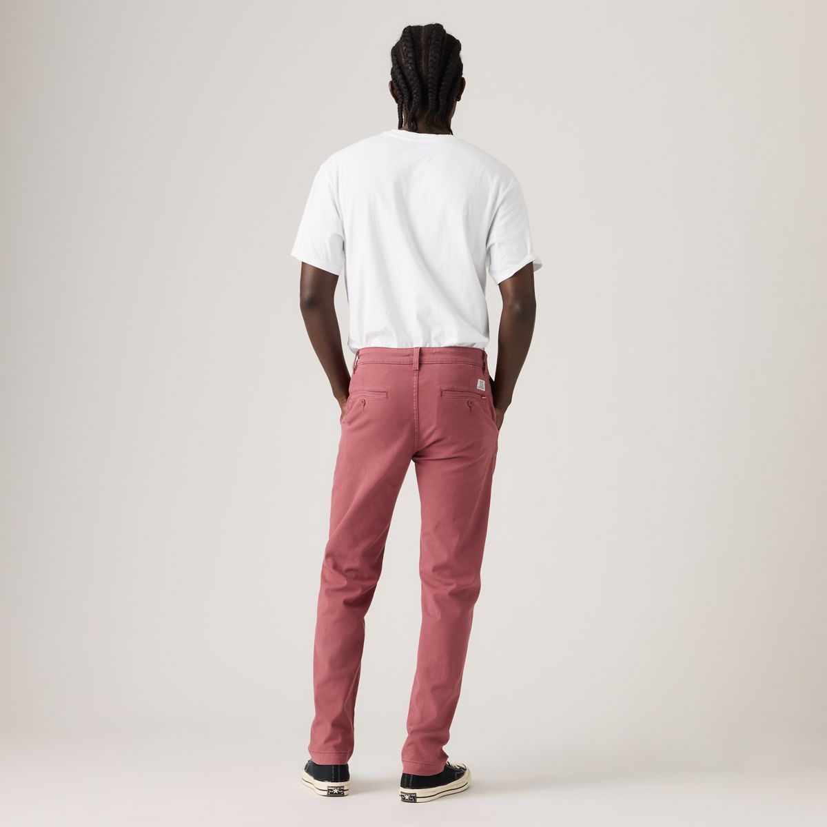 XX Chino Standard Taper Garment Dye Men's Pants — Roan Rouge Shady - Red