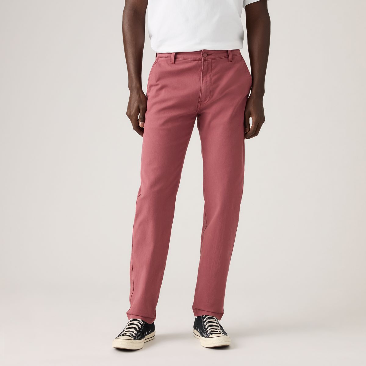 XX Chino Standard Taper Garment Dye Men's Pants — Roan Rouge Shady - Red