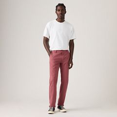 XX Chino Standard Taper Garment Dye Men's Pants — Roan Rouge Shady - Red 5