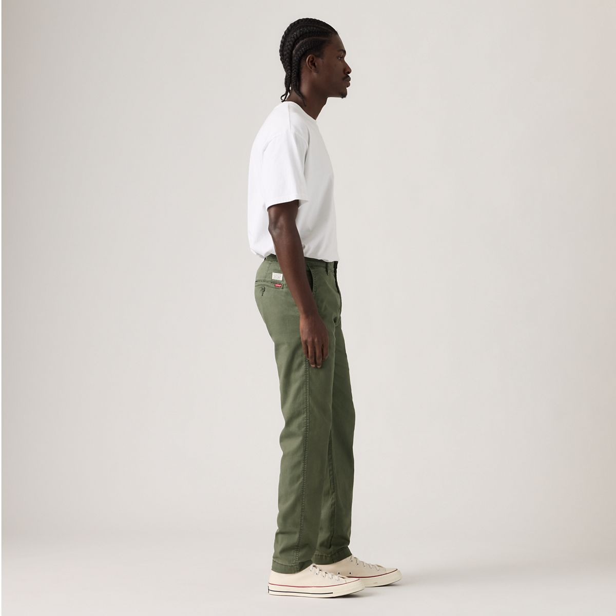 XX Chino Standard Taper Lightweight Linen Blend Men's Pants — Kambaba - Grey
