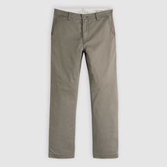 XX Chino Standard Taper Lightweight Linen Blend Men's Pants — Maitake Brown Cotton Linen Twill - Brown 6