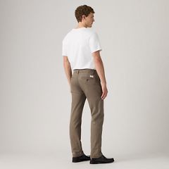 XX Chino Standard Taper Lightweight Linen Blend Men's Pants — Maitake Brown Cotton Linen Twill - Brown 3