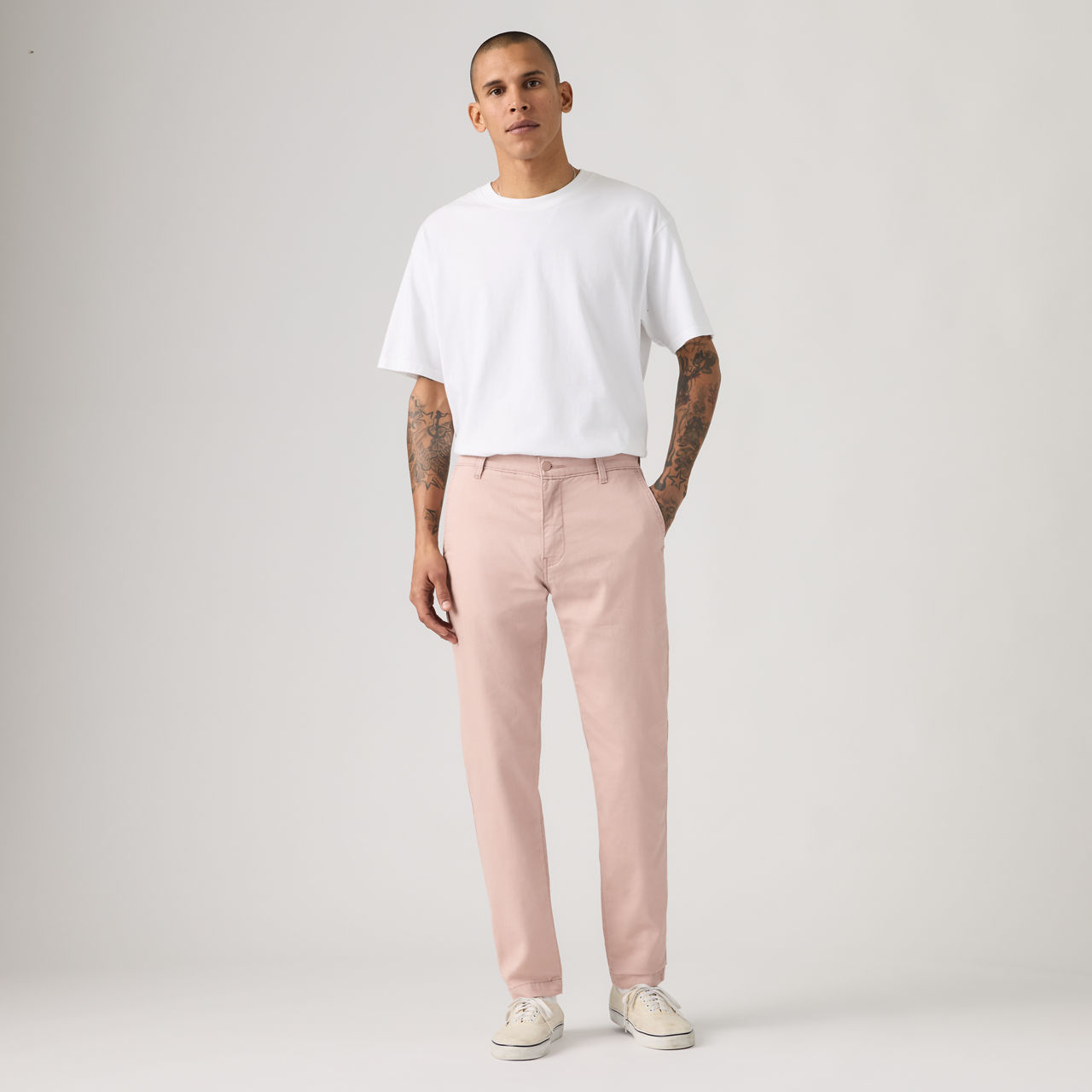 XX Chino Standard Taper Lightweight Linen Pants 7