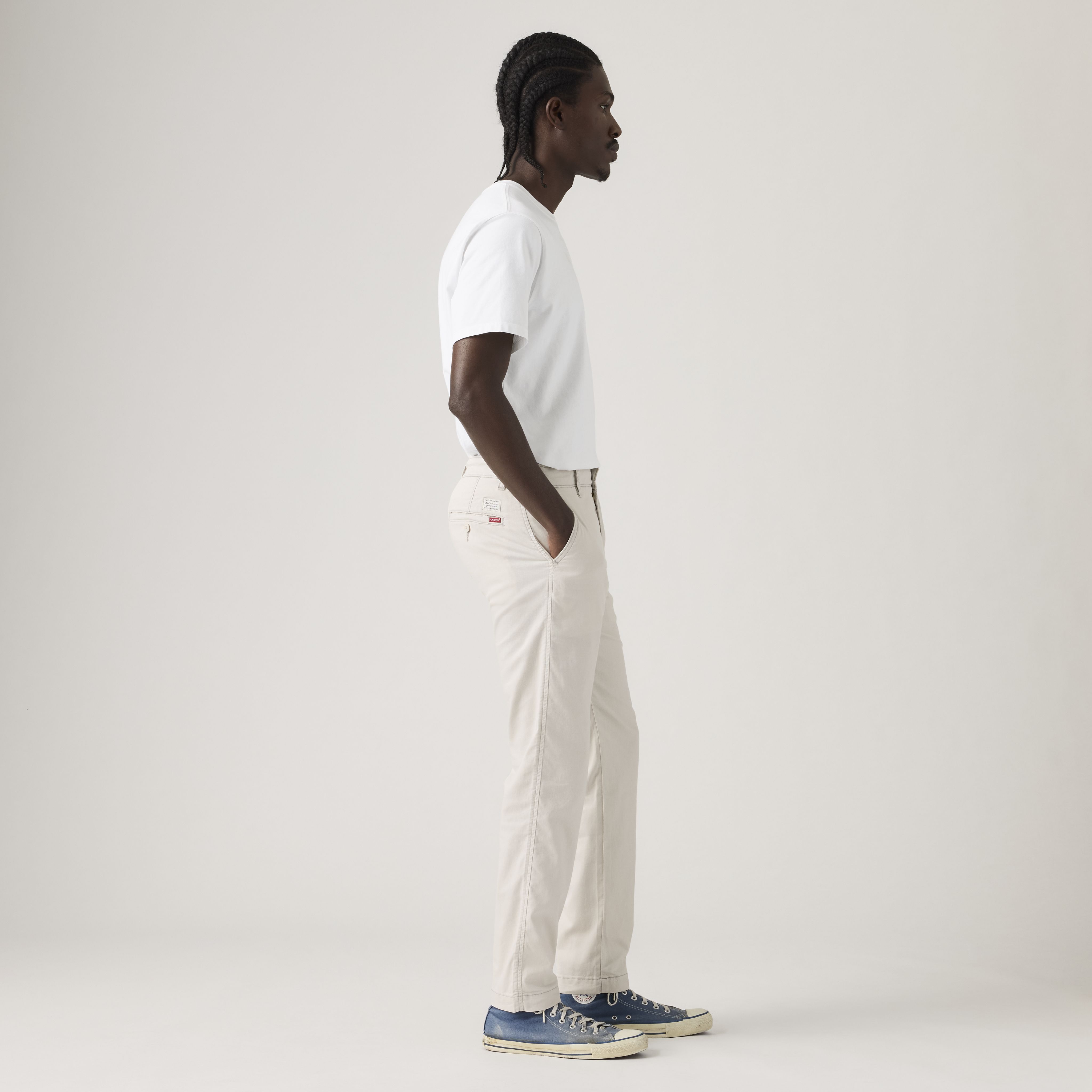XX Chino Standard Taper Lightweight Linen Pants 4
