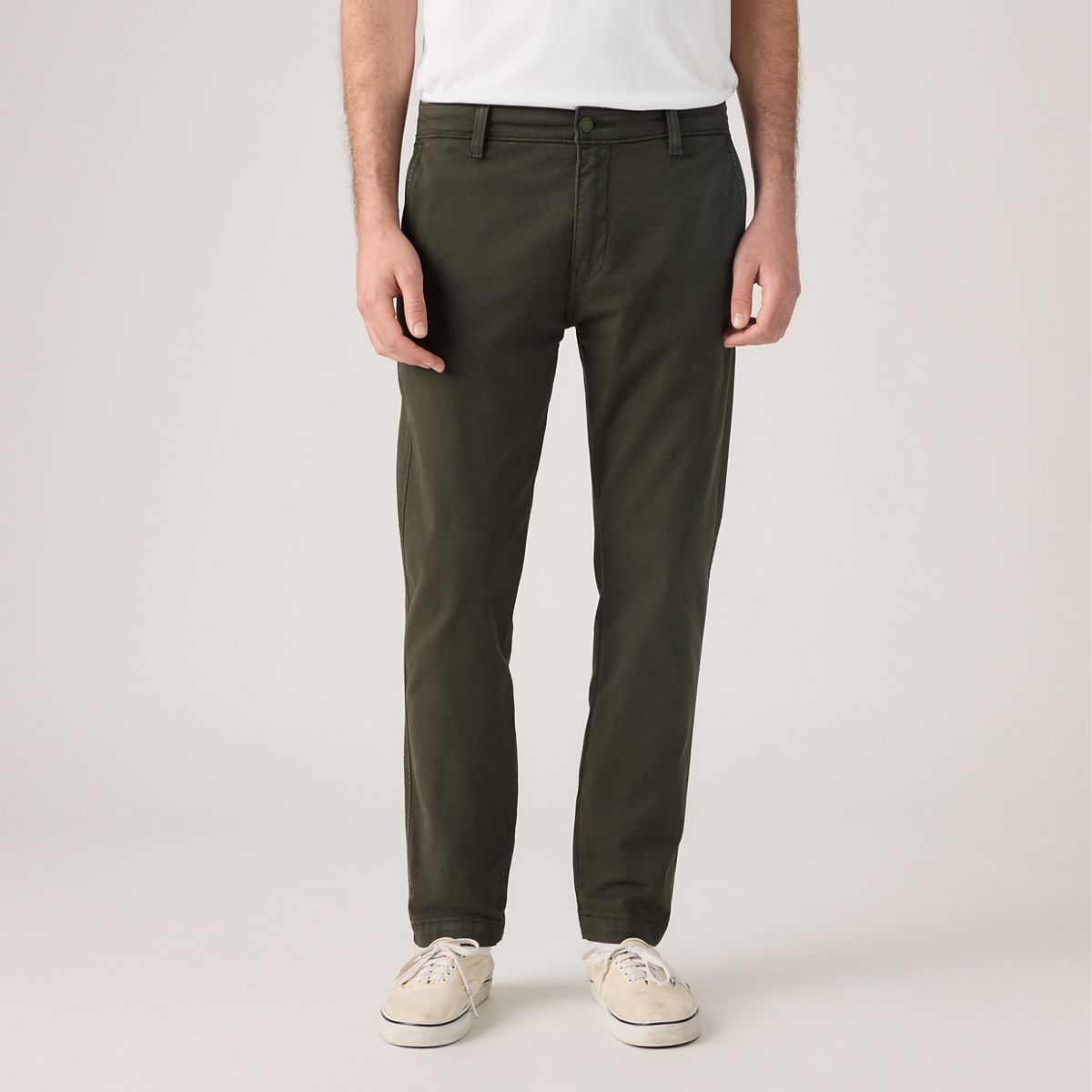 XX Chino Standard Taper Garment Dye Men's Pants — Komodo Shady Garment Dye - Green