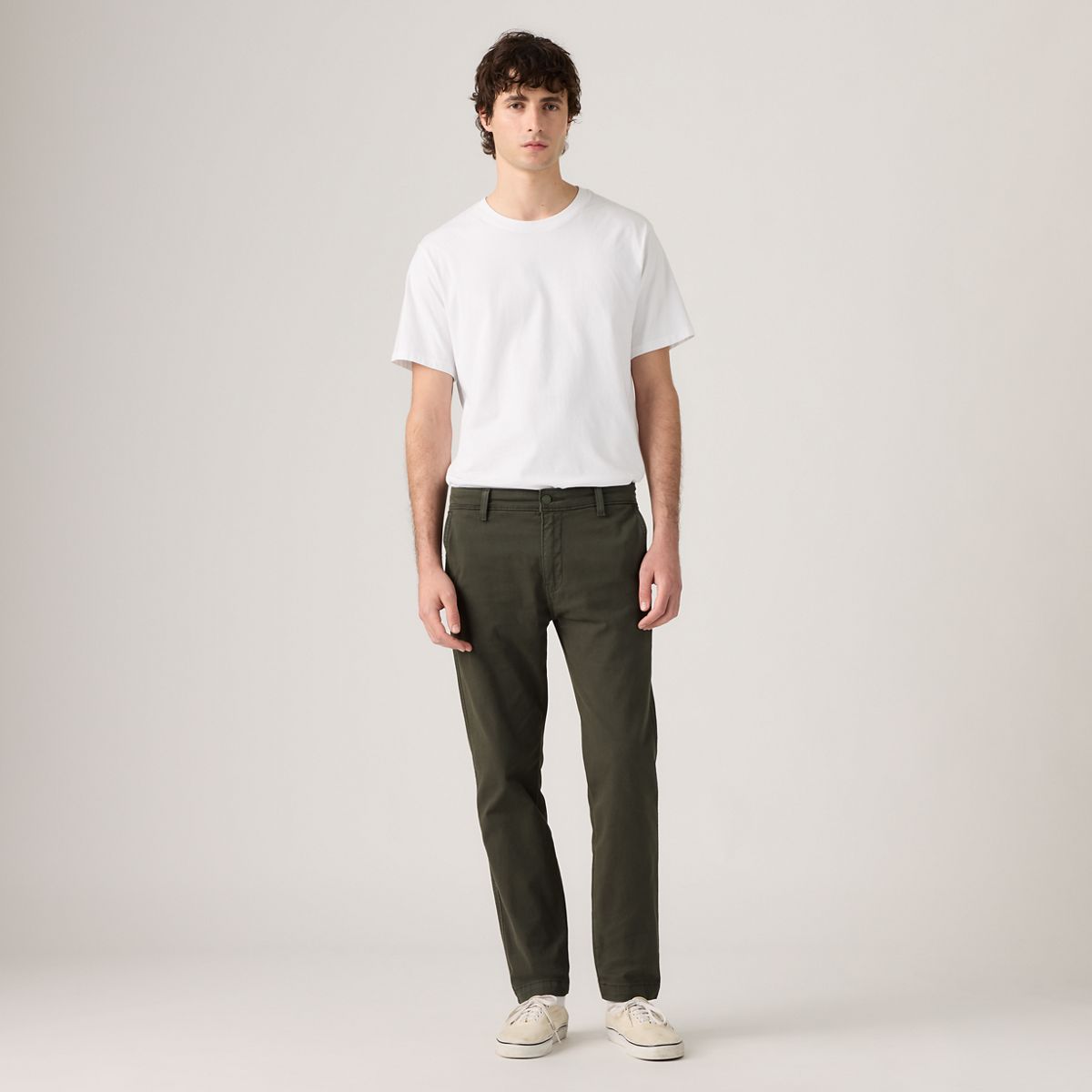 XX Chino Standard Taper Garment Dye Men's Pants — Komodo Shady Garment Dye - Green