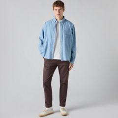 XX Chino Standard Taper Garment Dye Men's Pants — City Plum Shady Garment Dye - Purple 1