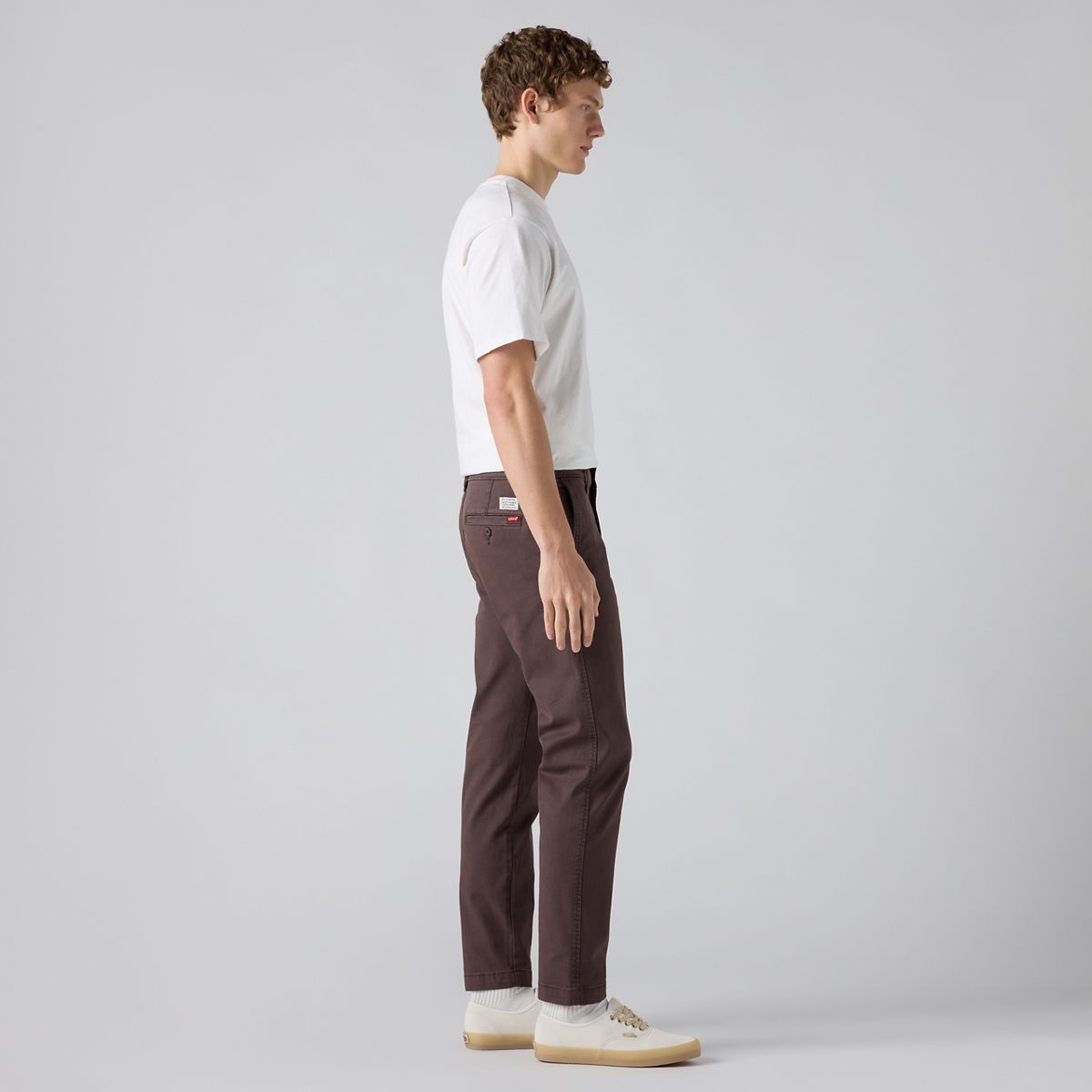 XX Chino Standard Taper Garment Dye Men's Pants — City Plum Shady Garment Dye - Purple